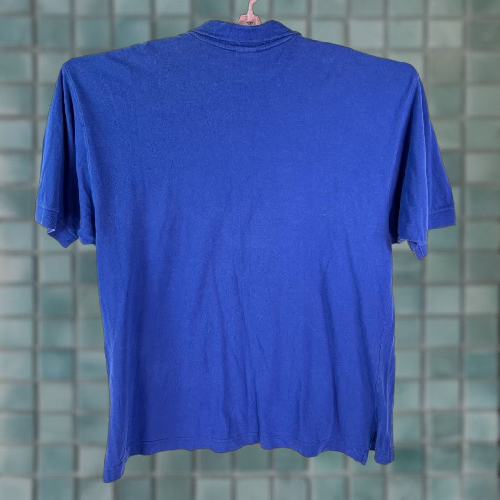 Nike Nike Blue Polo Shirt Mens Large Collared Short Sleeve Polo Shirt Casual Cotton Blend Logo Accent Size US L / EU 52-54 / 3 - 1 Thumbnail