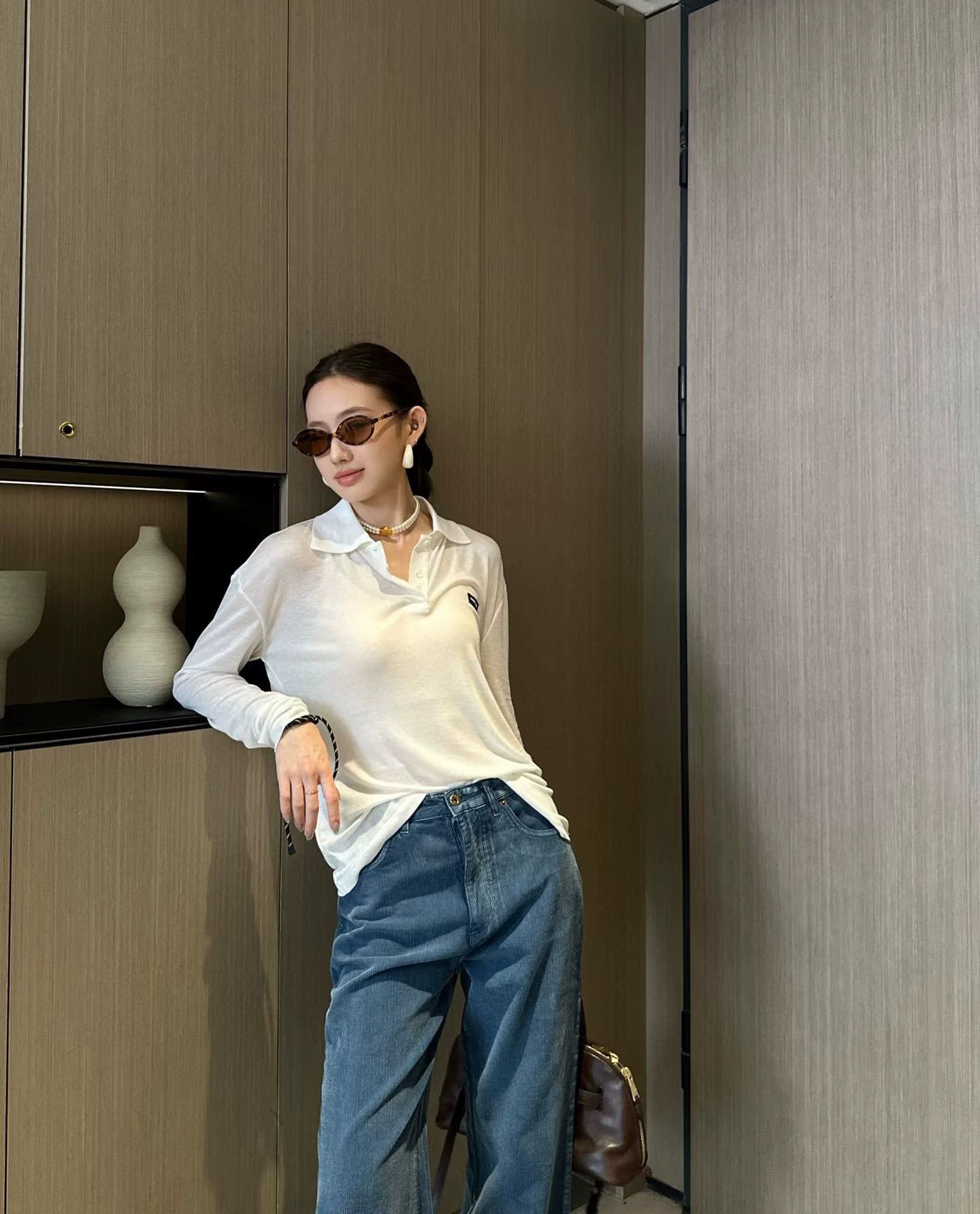 Miu Miu MIU MIU White Polo XS Used Size XS / US 0-2 / IT 36-38 - 6 Thumbnail