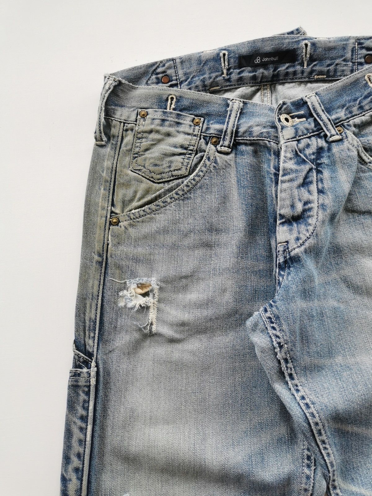 Johnbull Thrashed John Bull AP538 Selvedge Jeans Size US 30 / EU 46 - 3 Thumbnail