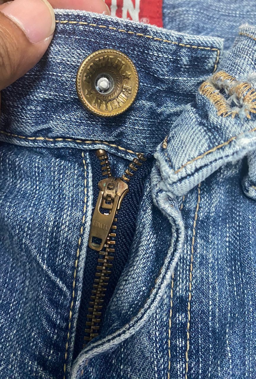 Edwin 💥BEST OFFER💥EDWIN EXCLUSIVE VINTAGE DISTRESSED DENIM Size US 33 - 14 Thumbnail