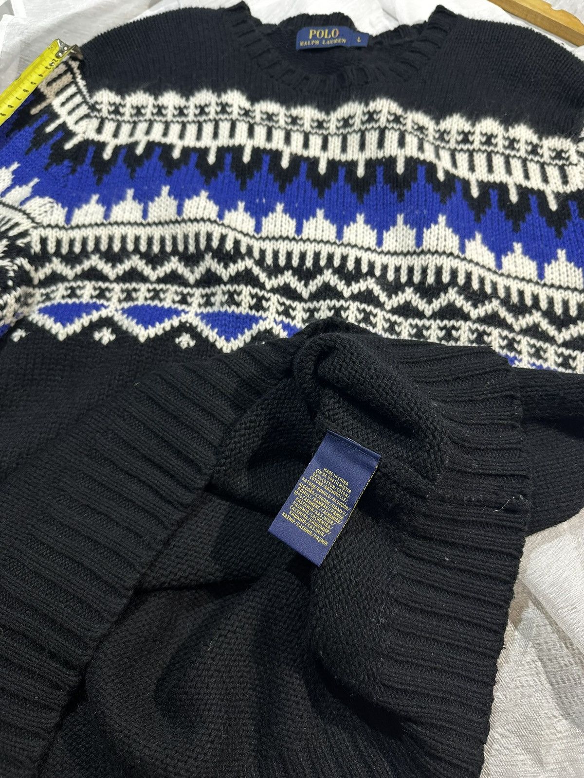 Polo Ralph Lauren Polo Ralph Lauren Fair Isle Wool Blend Sweater Jumper Knit Size US L / EU 52-54 / 3 - 10 Thumbnail
