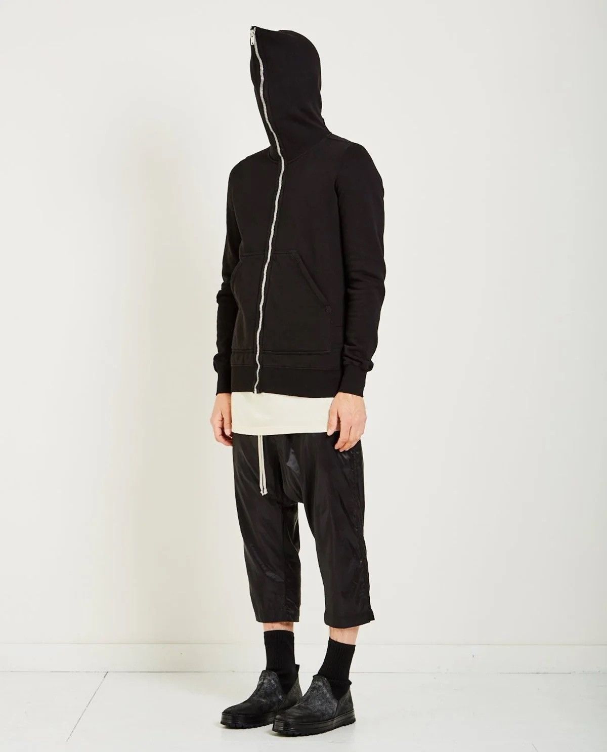 image of Rick Owens Gimp Hoodie in Black, Men's (Size XL)