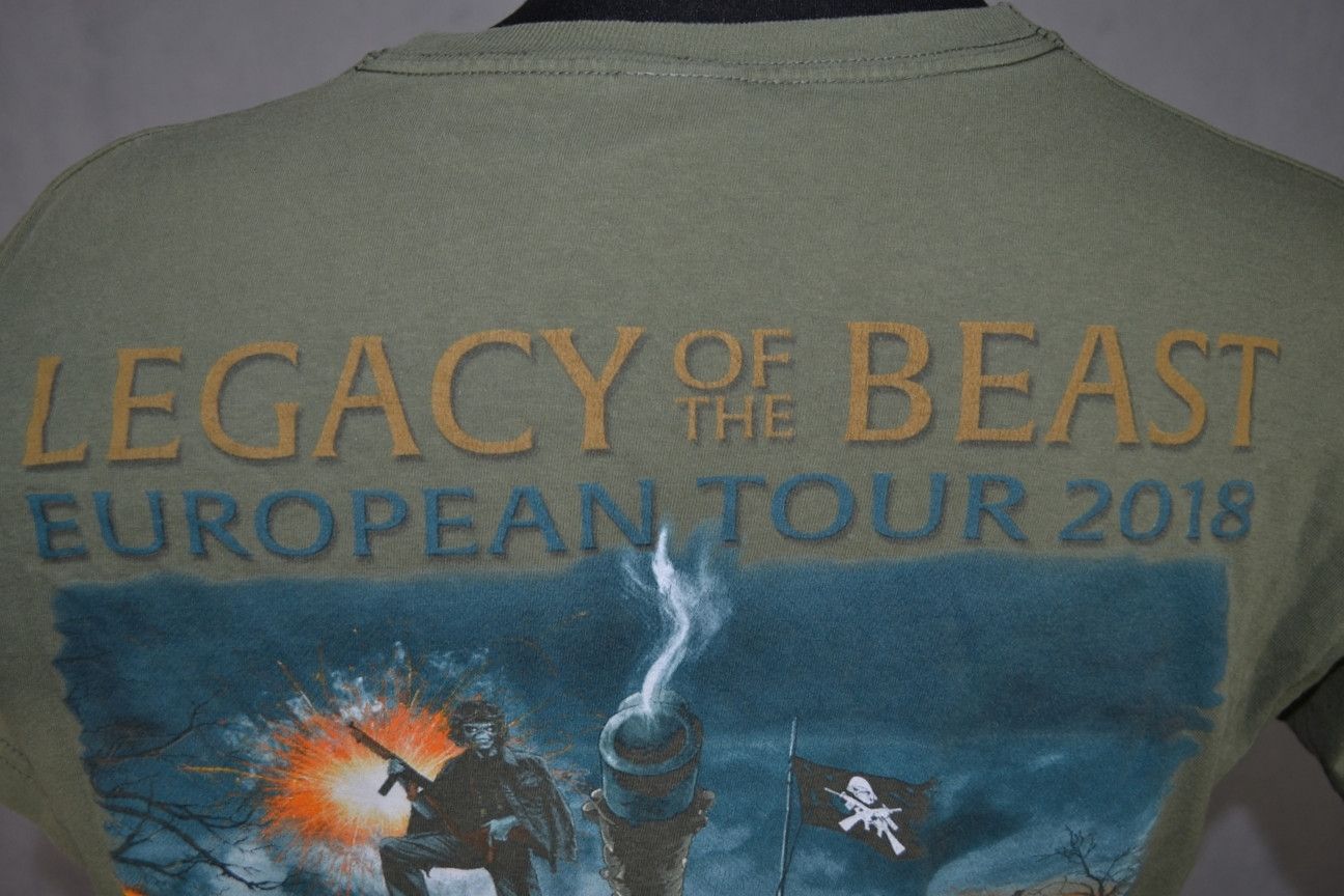 Band Tees Iron Maiden Legacy Of The Beast 2018 Tour T-Shirt tee Size US XL / EU 56 / 4 - 3 Thumbnail