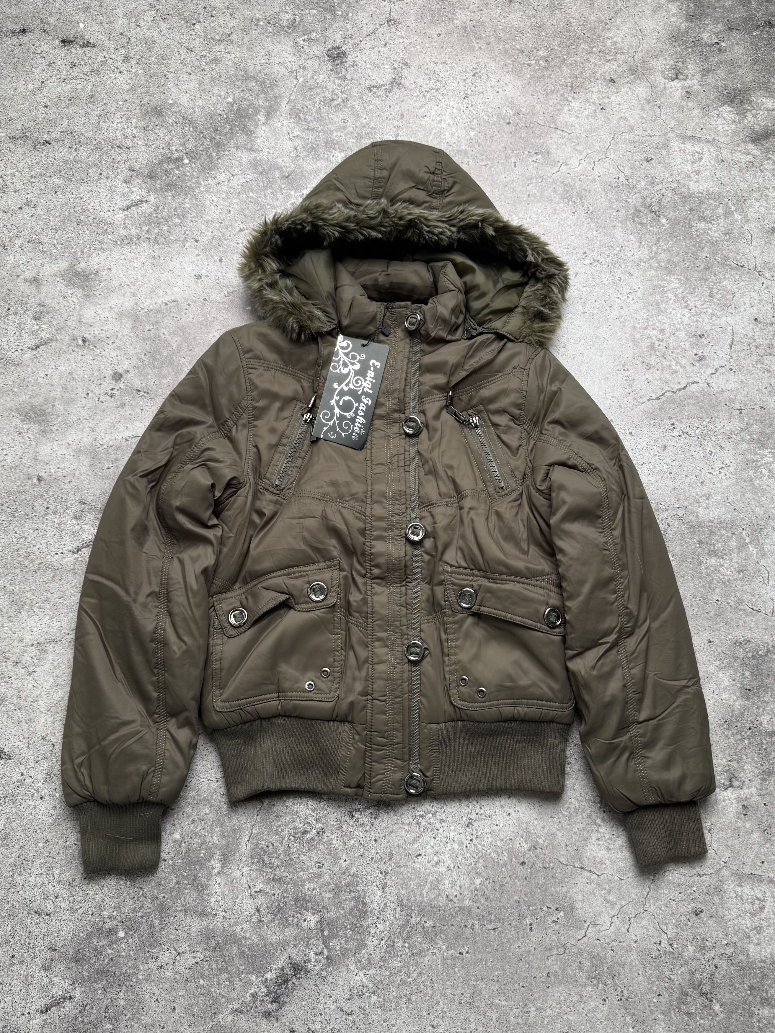 Vintage Vintage Hooded Jacket C677(V576) Size S / US 4 / IT 40 - 1 Thumbnail