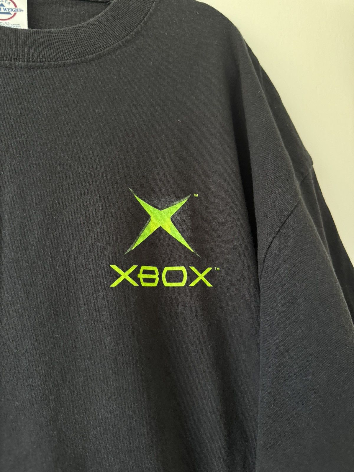 Vintage Vintage XBOX Promo Tee Black Early 2000’s Size US XL / EU 56 / 4 - 2 Thumbnail