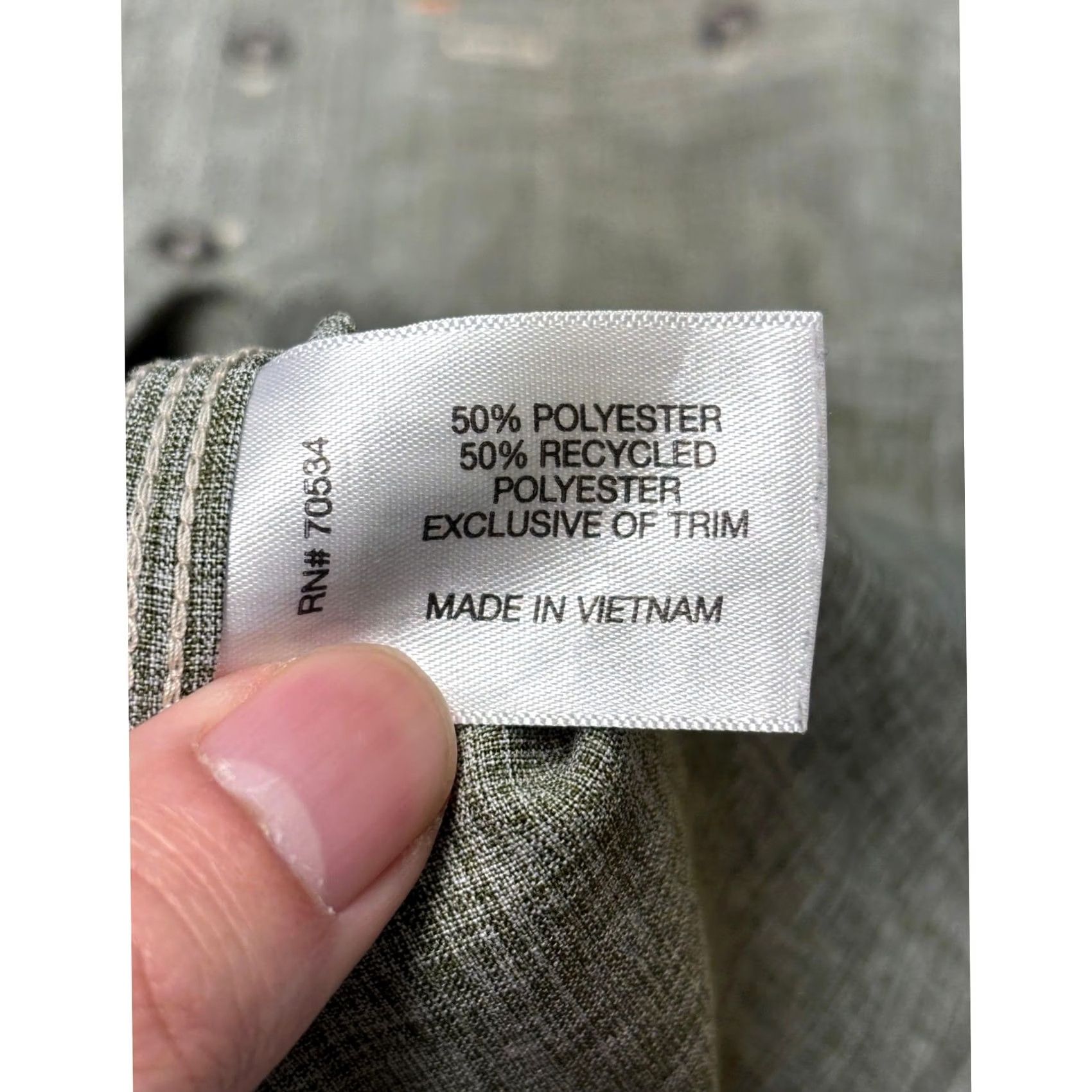 Orvis Orvis Active Fit Mens Long Sleeve Button Down Performance Shirt Heathered S Green Size US S / EU 44-46 / 1 - 6 Thumbnail