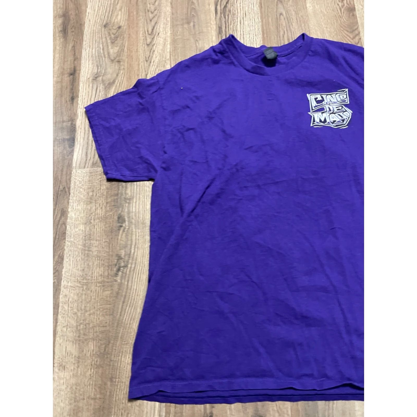 Gildan Gildan Shirt Mens Size Large Blue Cinco De Mayo T-Shirt Crew Neck Short Sleeve Regular Shirt Men Size US L / EU 52-54 / 3 - 3 Thumbnail