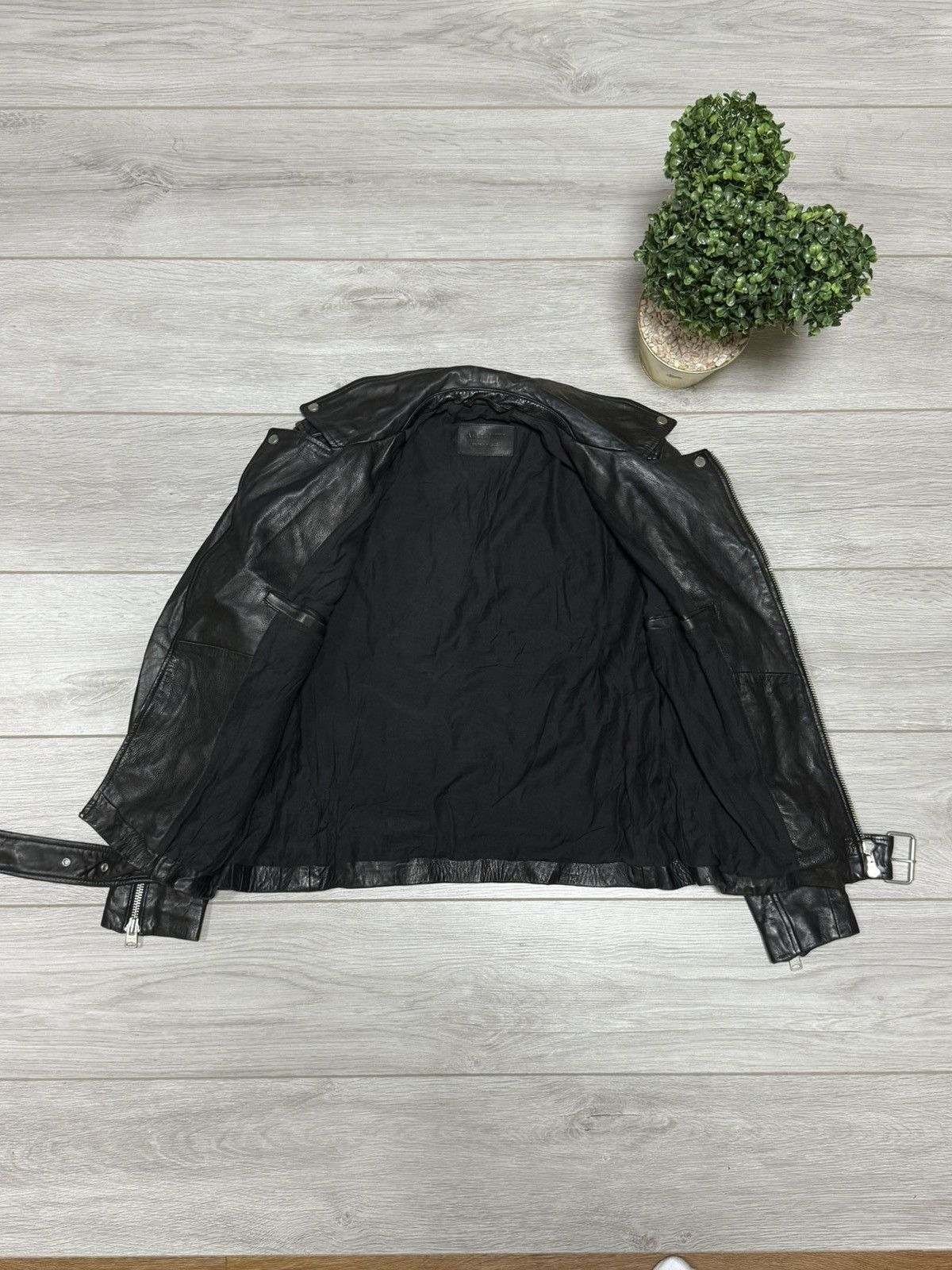 Allsaints Allsaints Kahawa biker leather zip jacket Size US S / EU 44-46 / 1 - 5 Thumbnail