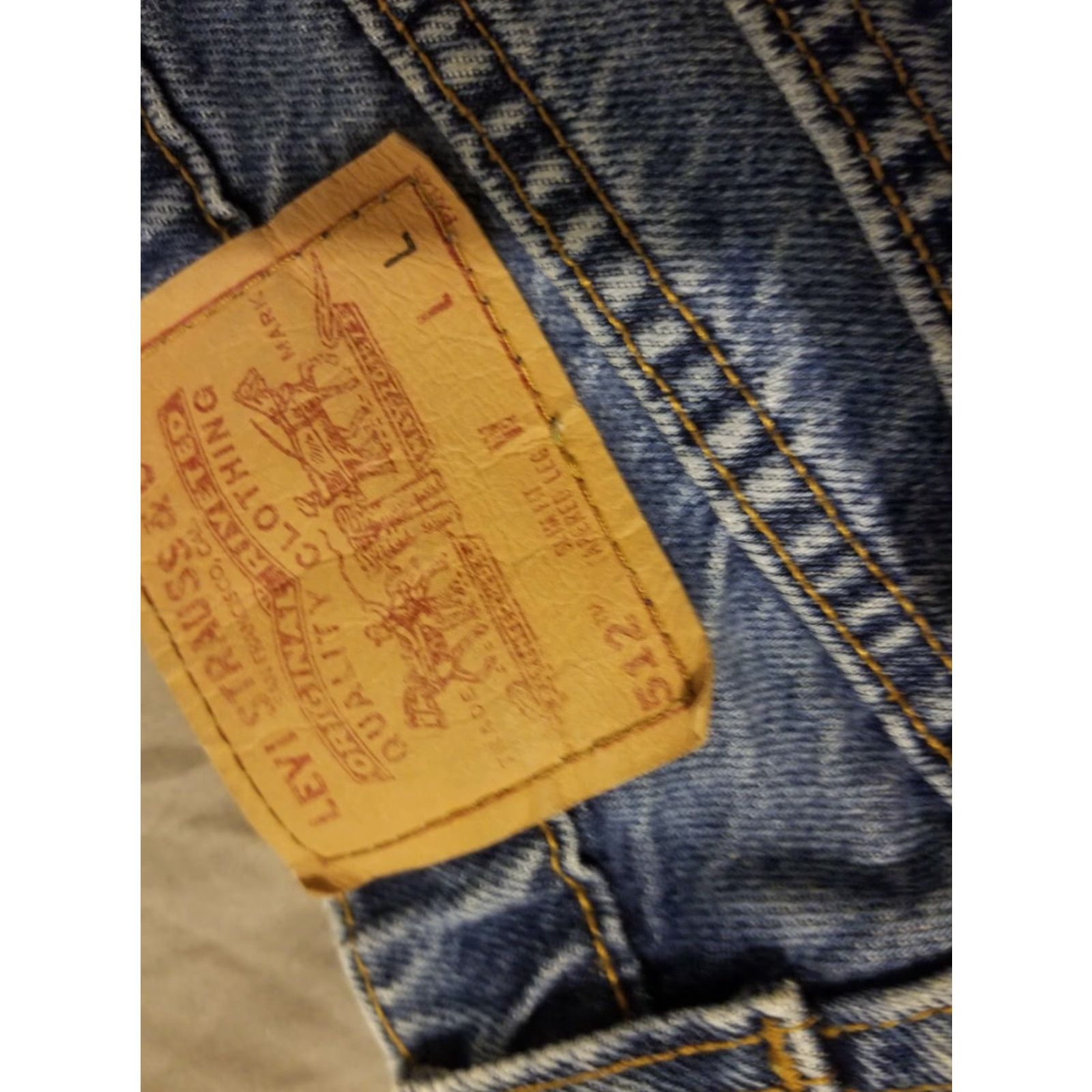 Levi's Womens Levi's 512 Jeans Tapered Slim Denim Blue 13 Long 30x32 Pants Add-Ons Womens Jeans Slimming? Size 34" / US 12 / IT 48 - 3 Thumbnail