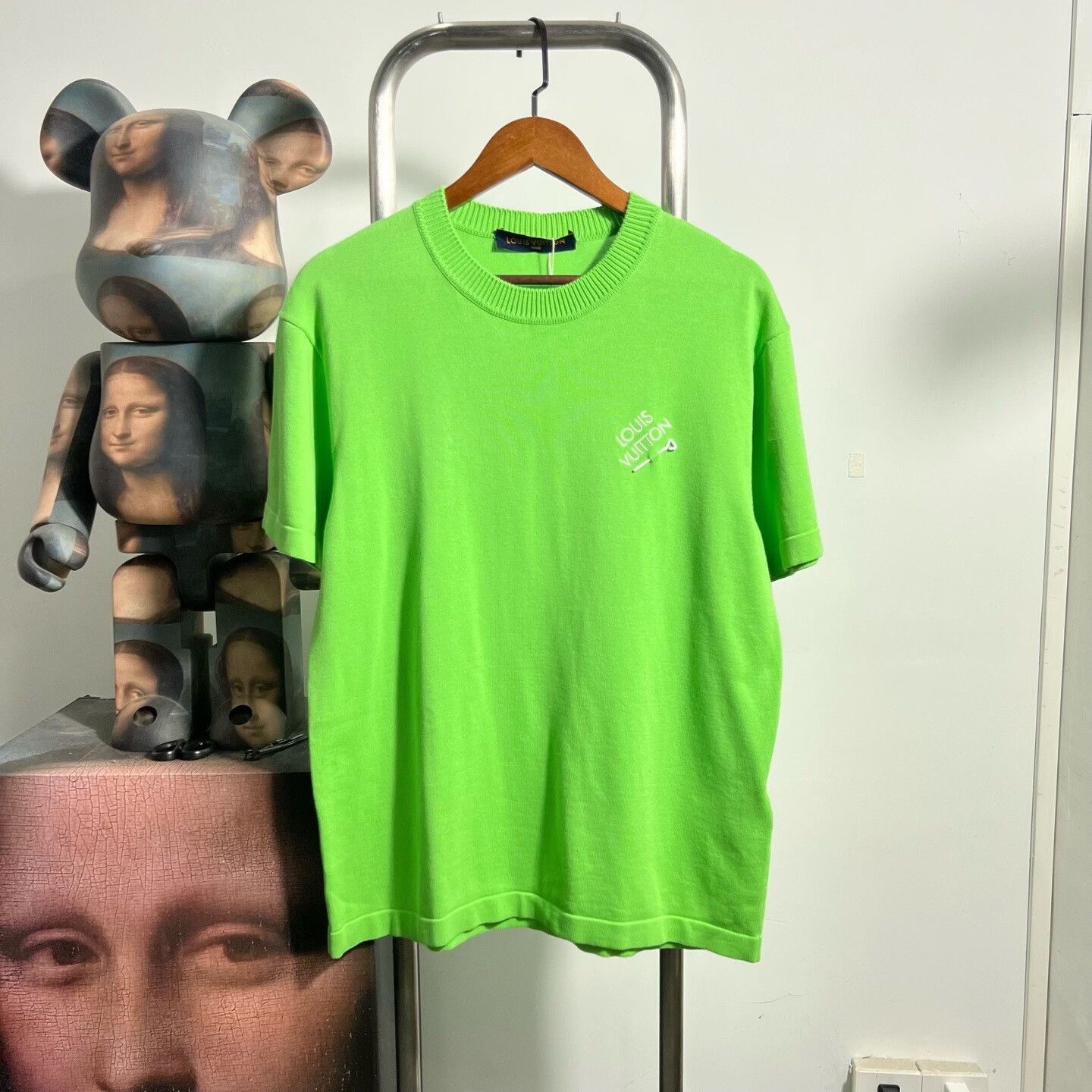 Louis Vuitton Louis Vuitton Green Knit Short-Sleeve Top Size US S / EU 44-46 / 1 - 1 Thumbnail