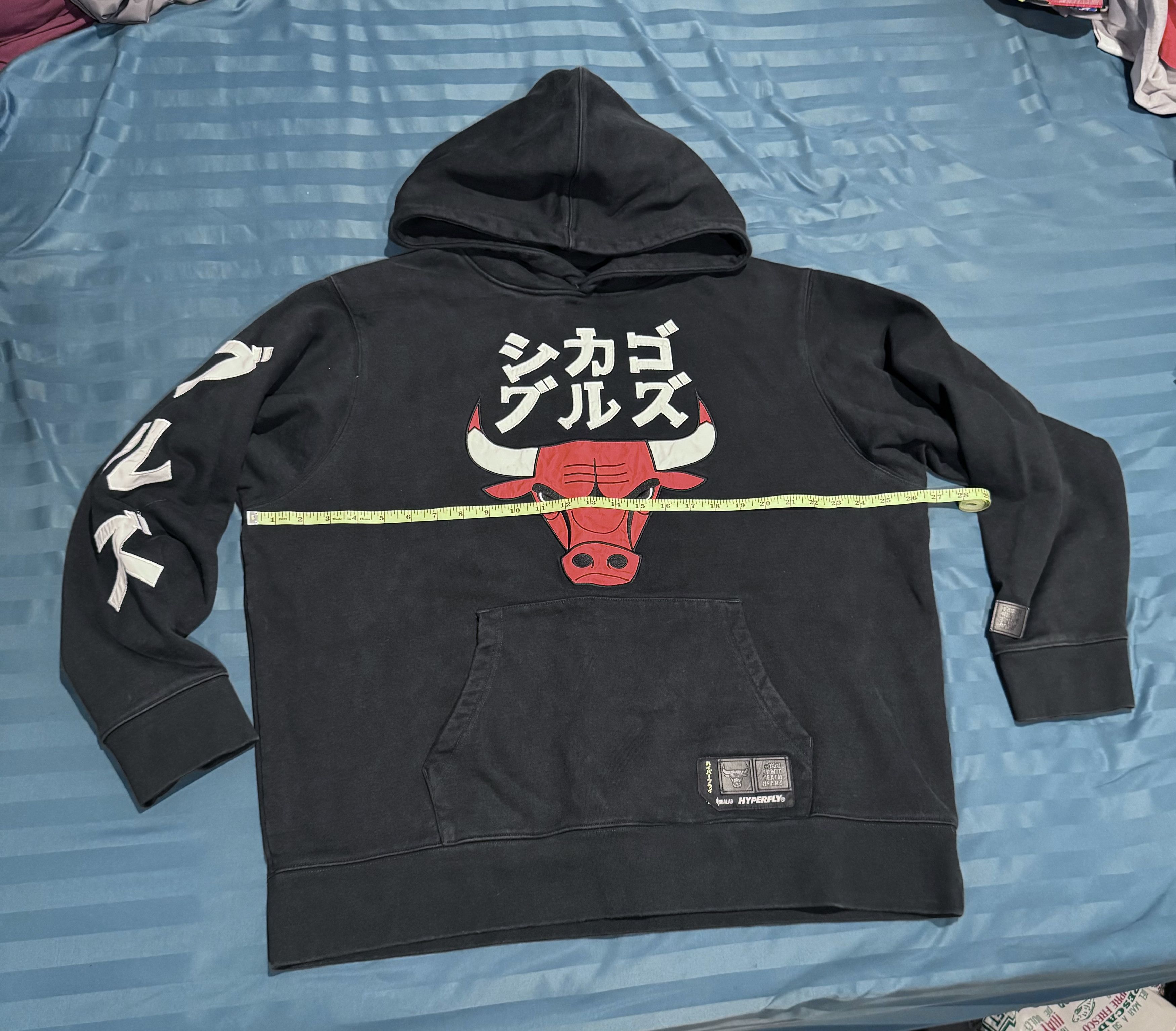Other Hyper Fly Japanese Kanji Chicago Bulls vintage Hoodie Size US XXL / EU 58 / 5 - 1 Thumbnail