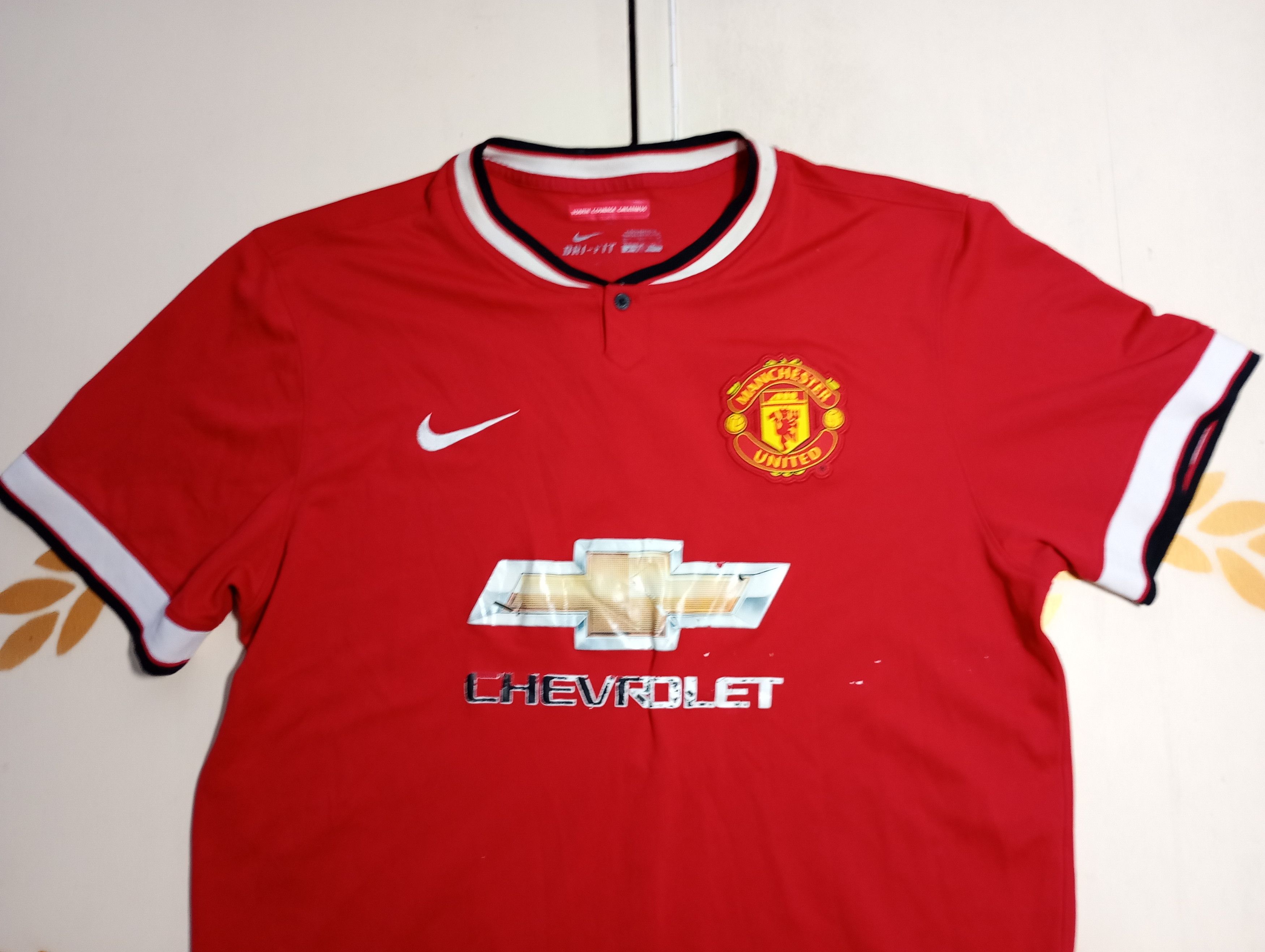 Nike Nike Manchester United Home Jersey 7 Di Maria 2014-2015 Size US XL / EU 56 / 4 - 5 Thumbnail