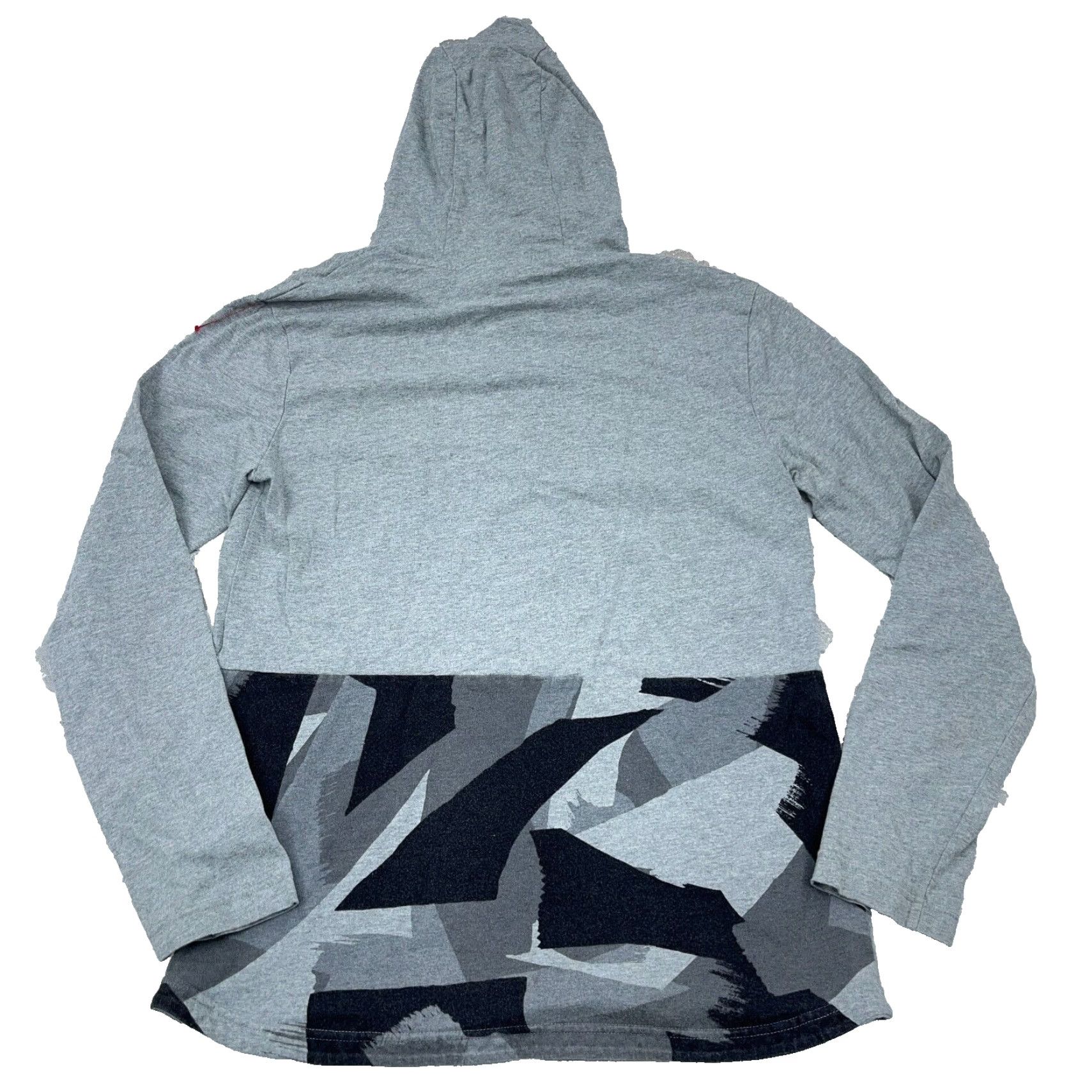Nike Nike Shirt Men Medium Gray Black Tee Hoodie Heather Unlined Geometric Adult Size US M / EU 48-50 / 2 - 2 Thumbnail