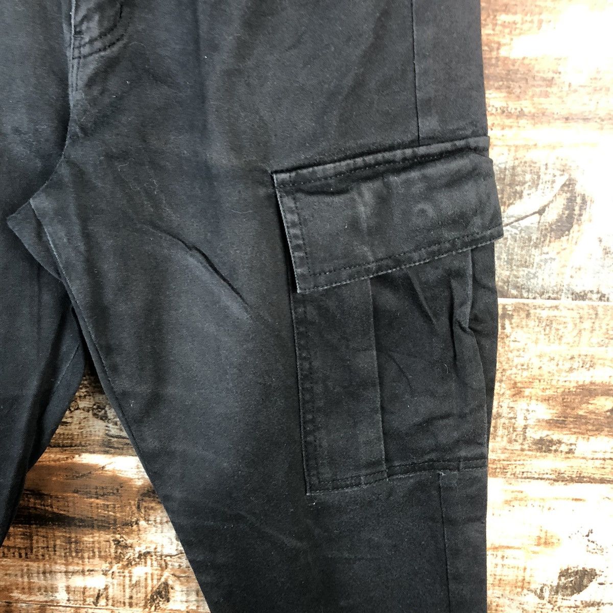 Japanese Brand DL Zip Five Dark Blue Cargo Multipocket Pants #C701 Size US 30 / EU 46 - 10 Thumbnail