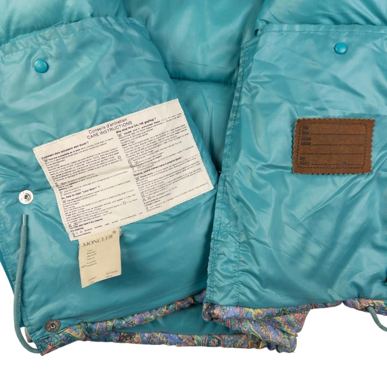 Moncler Vintage Moncler Convertible Pattern Puffer Jacket Size L Size 3XL / US 20-22 - 6 Thumbnail