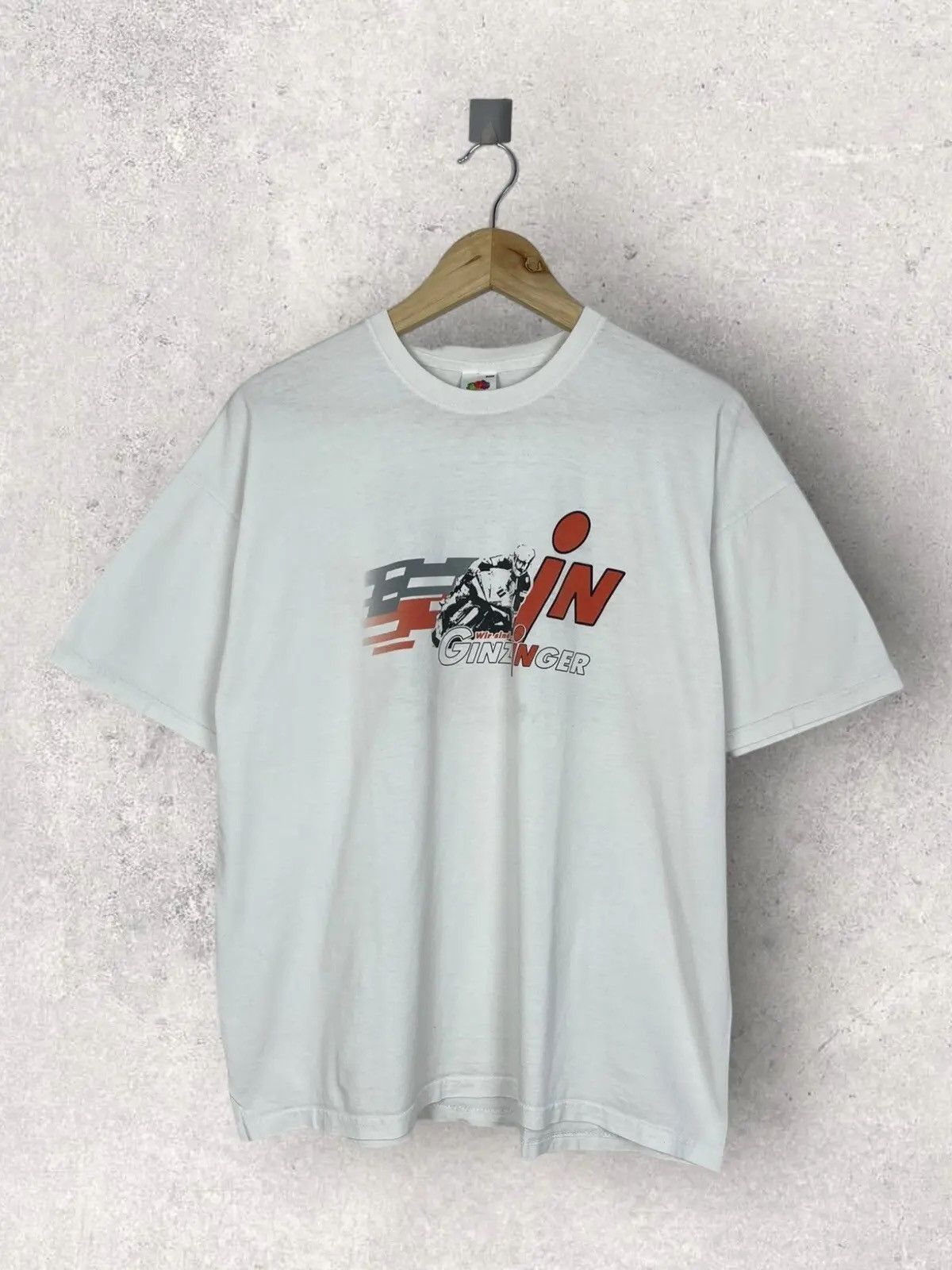 Band Tees Vintage Y2k Motorcycle Racing Gilzinger Tee Size US XL / EU 56 / 4 - 1 Thumbnail