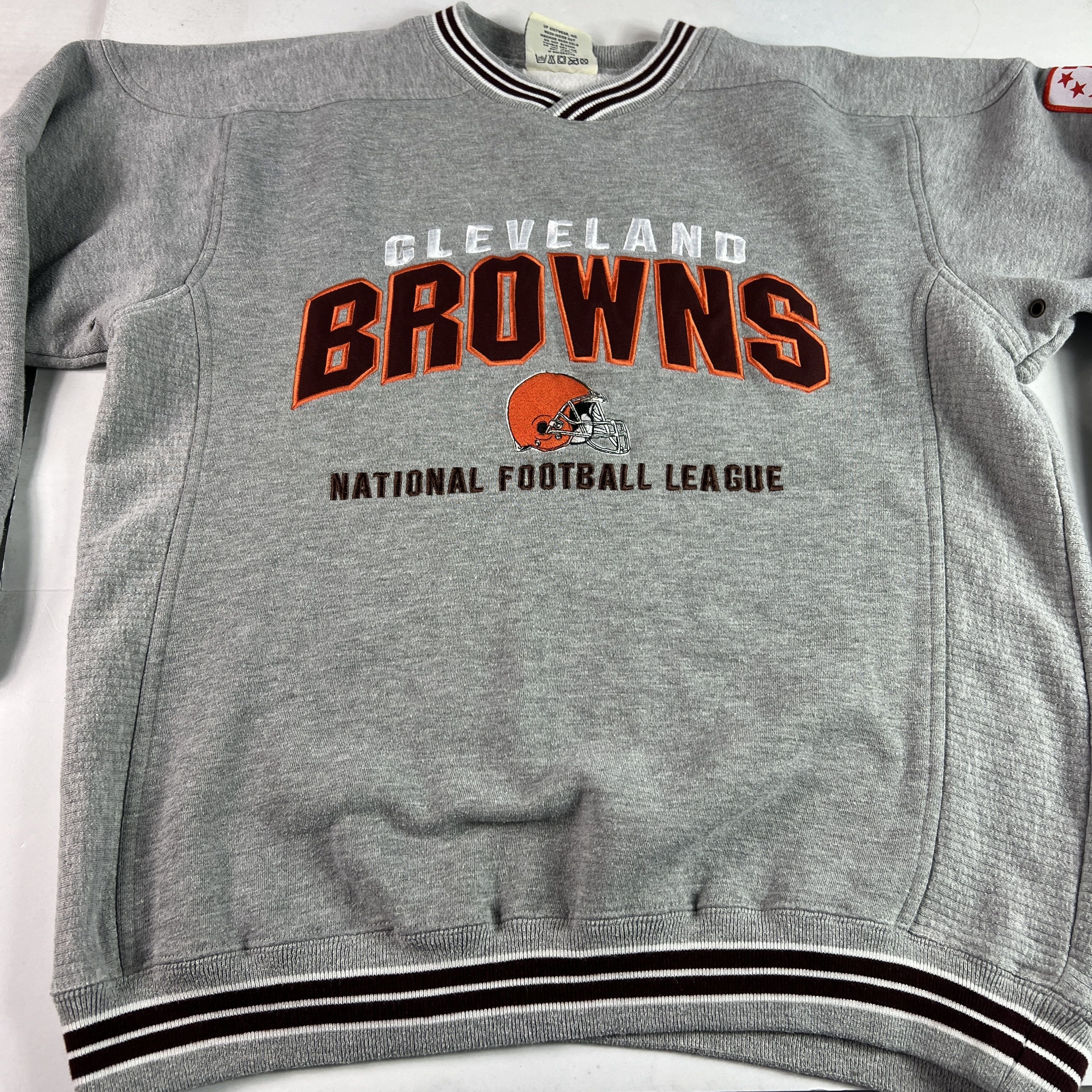 Lee VTG 90s Cleveland Browns Football Sweatshirt Grey Crewneck Size US M / EU 48-50 / 2 - 6 Thumbnail