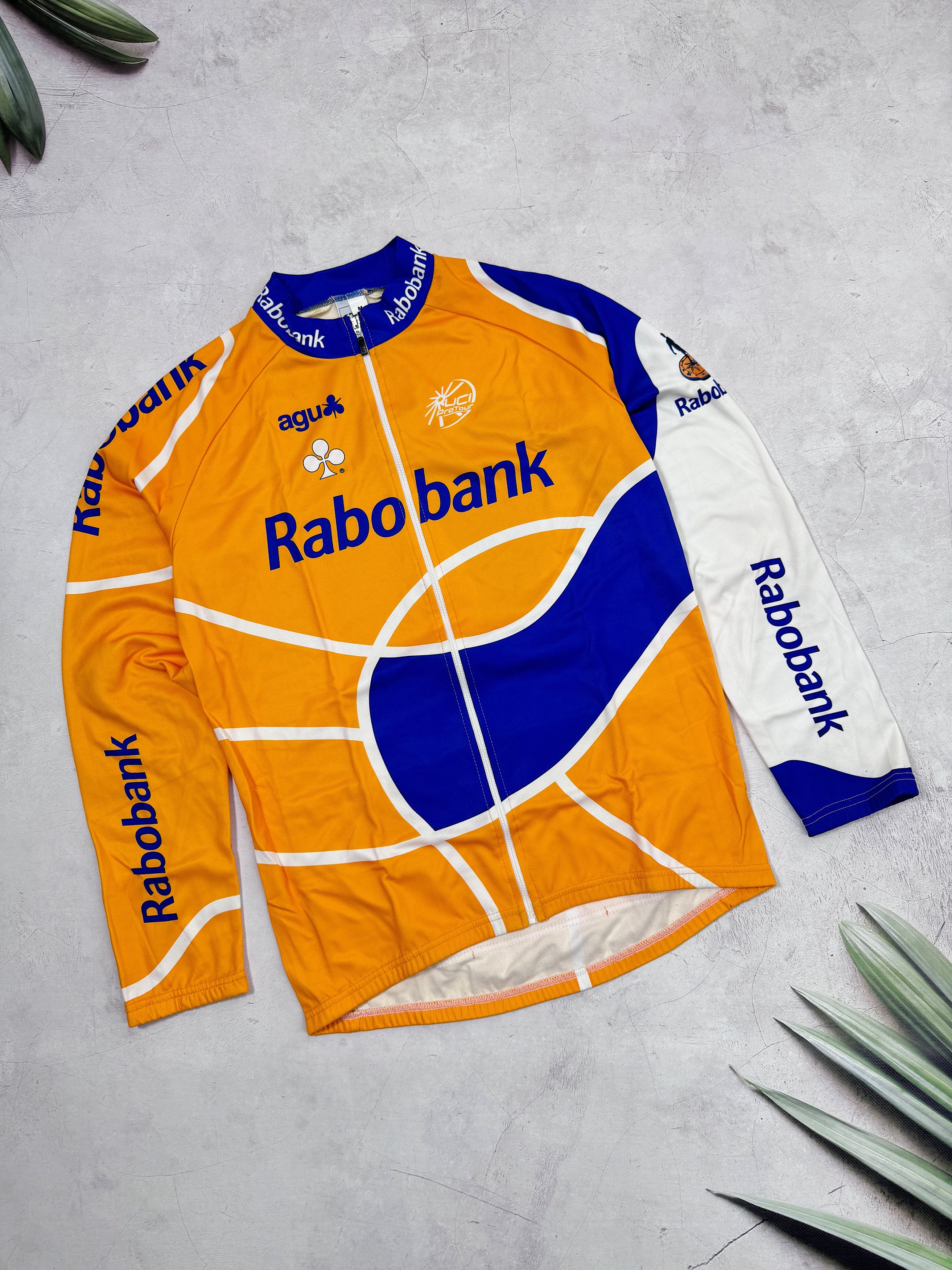 Vintage Agu Rabobank Warm Cycling Jersey Uci Pro Tour LS Size US M / EU 48-50 / 2 - 1 Thumbnail