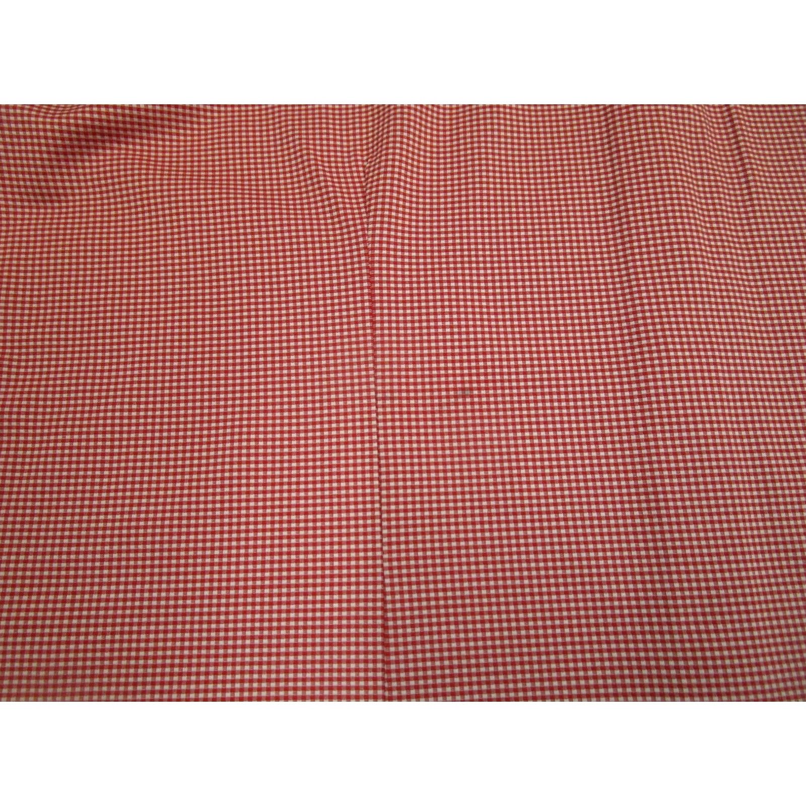 Mizzen+Main Mizzen+Main Shirt Mens XL Red Gingham Dress Long Sleeve Slim Fit American Made Button-Down Shirt Size 46R - 4 Thumbnail