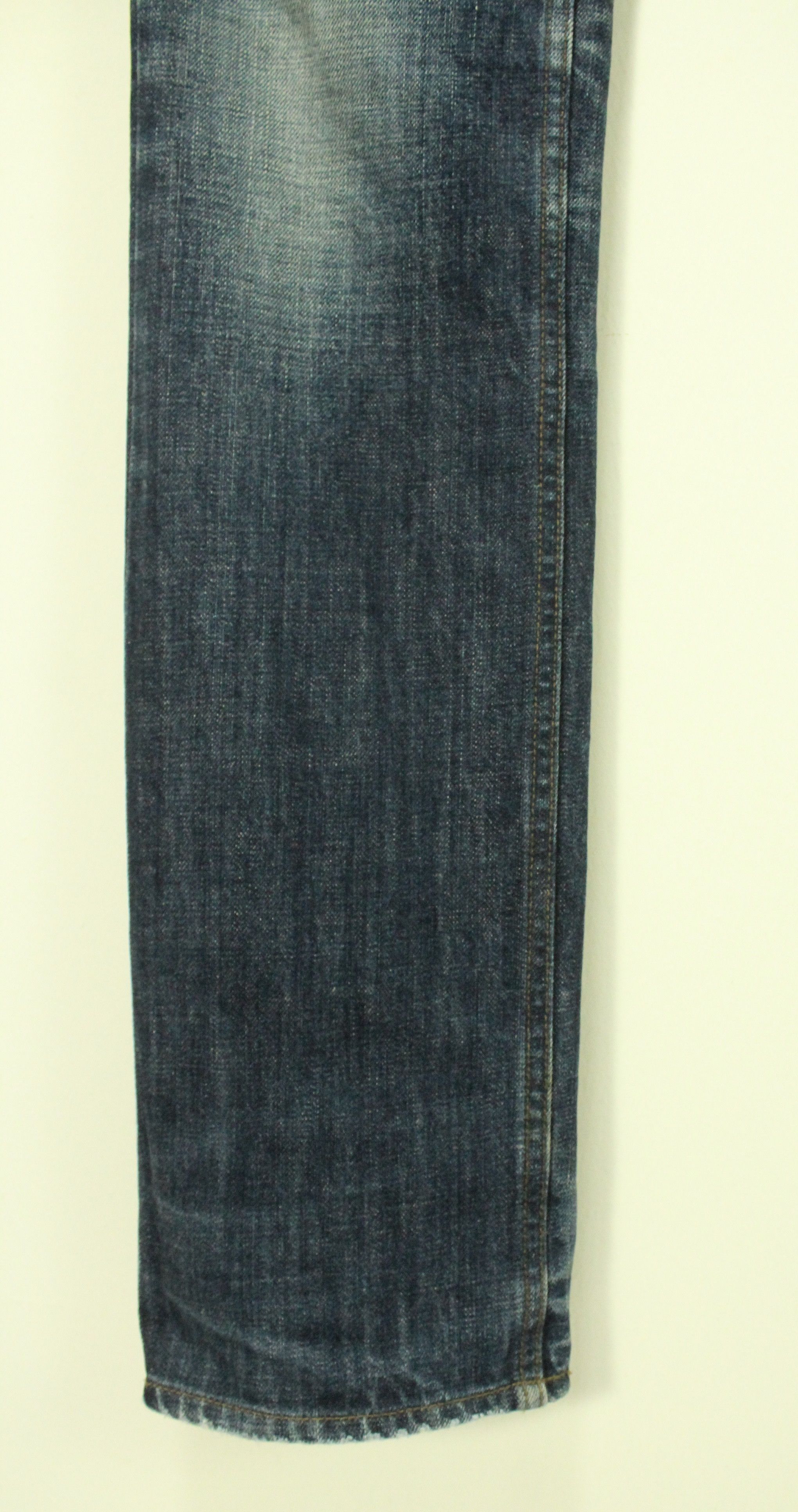 Japanese Brand LOUNGE LIZARD Denim Jeans Distressed Faded Thrashed Grunge Size US 31 - 8 Thumbnail