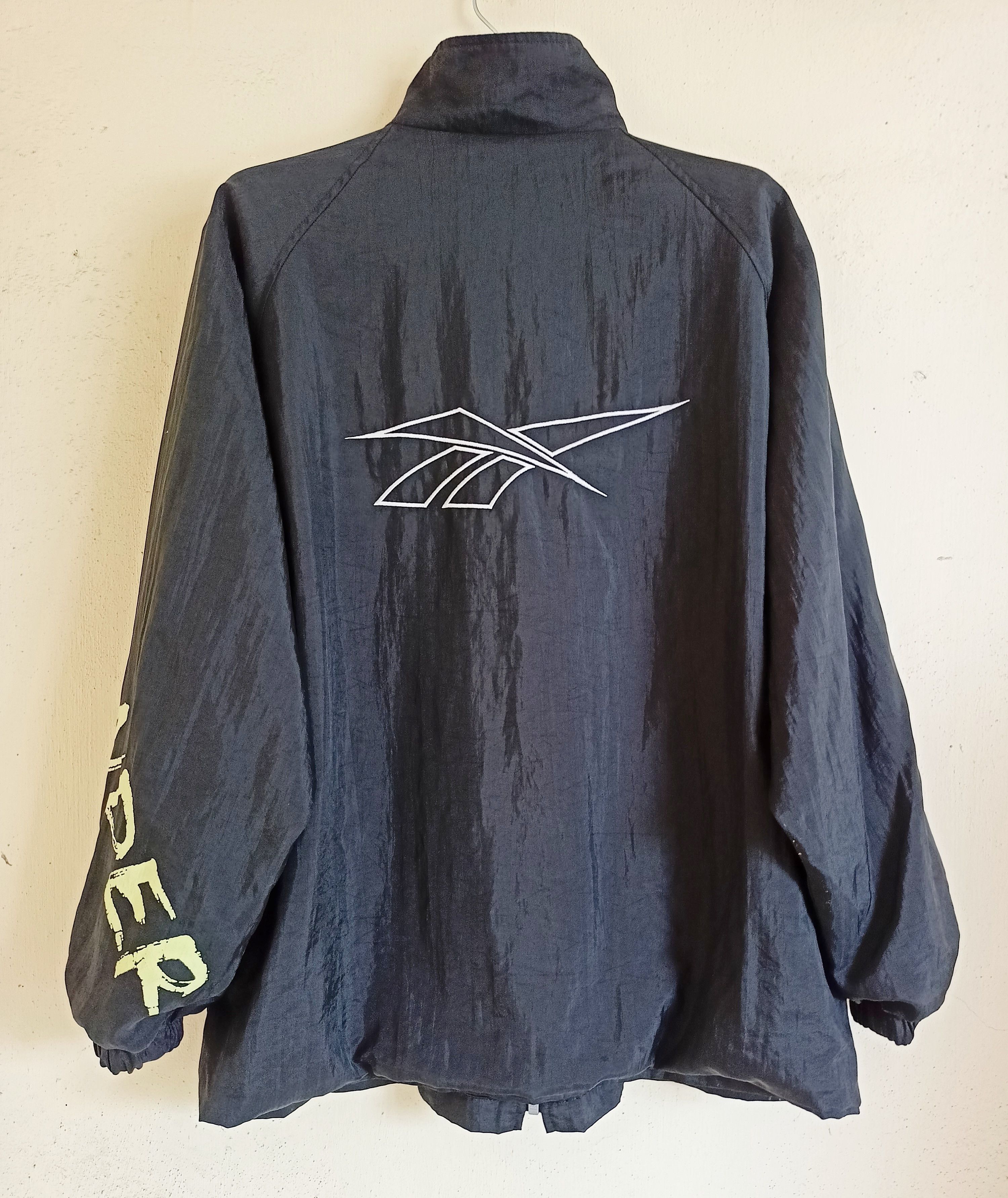 Reebok × Vintage 90s Reebok Sidewinder Nylon Oversized Windbreaker Size US M / EU 48-50 / 2 - 2 Thumbnail