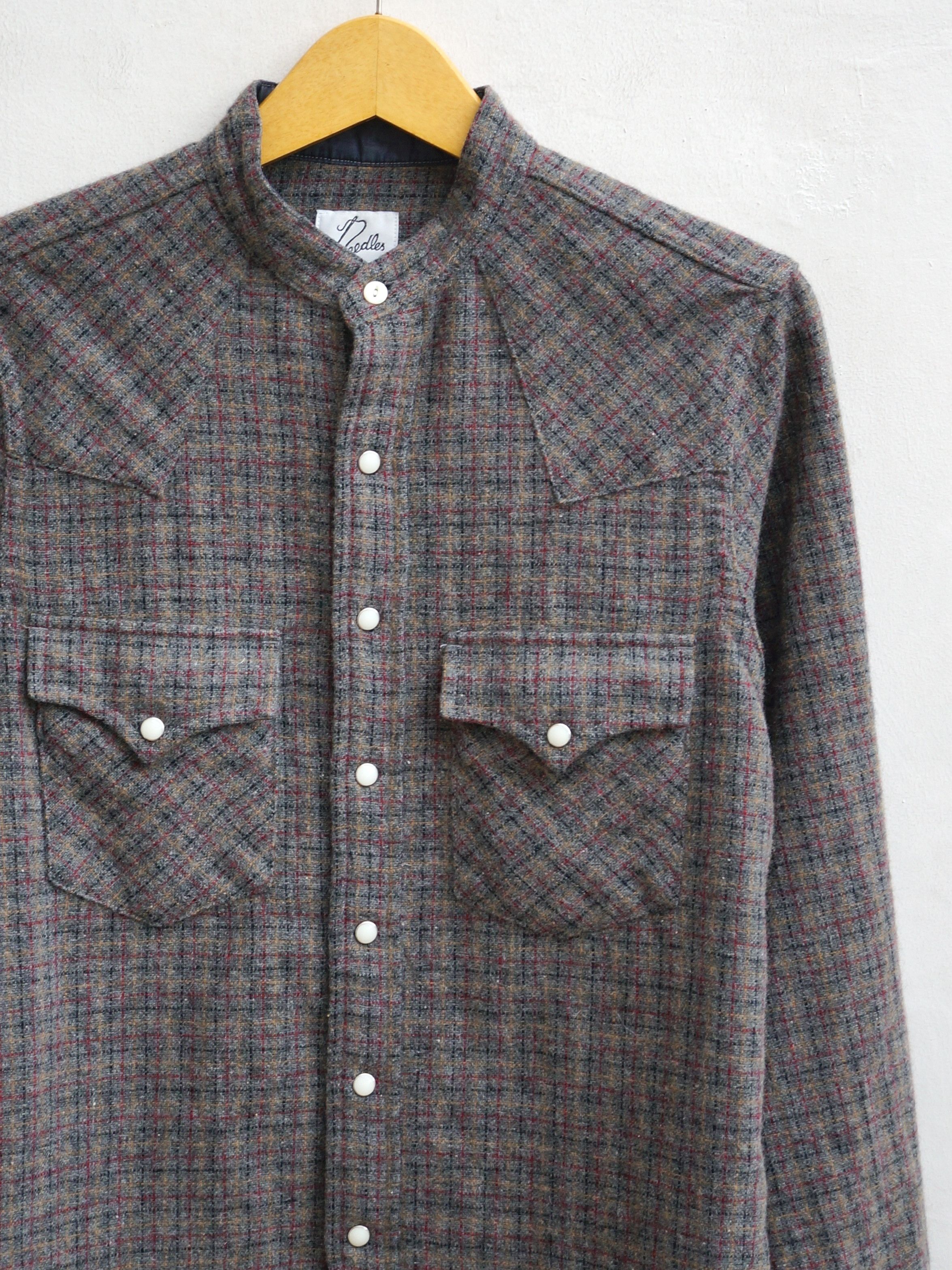 Needles × Nepenthes Needles Western Wool Shirt Size US S / EU 44-46 / 1 - 2 Thumbnail