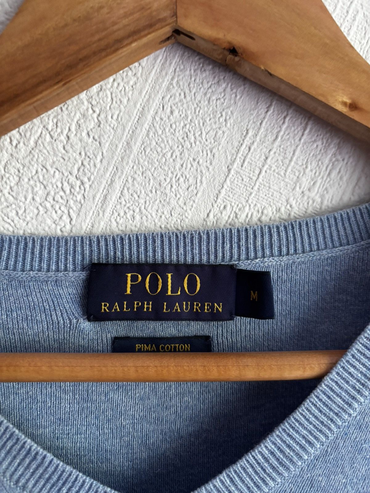 Chaps Ralph Lauren Vintage Polo Ralph Lauren Sky Blue Sweter Size US M / EU 48-50 / 2 - 7 Thumbnail