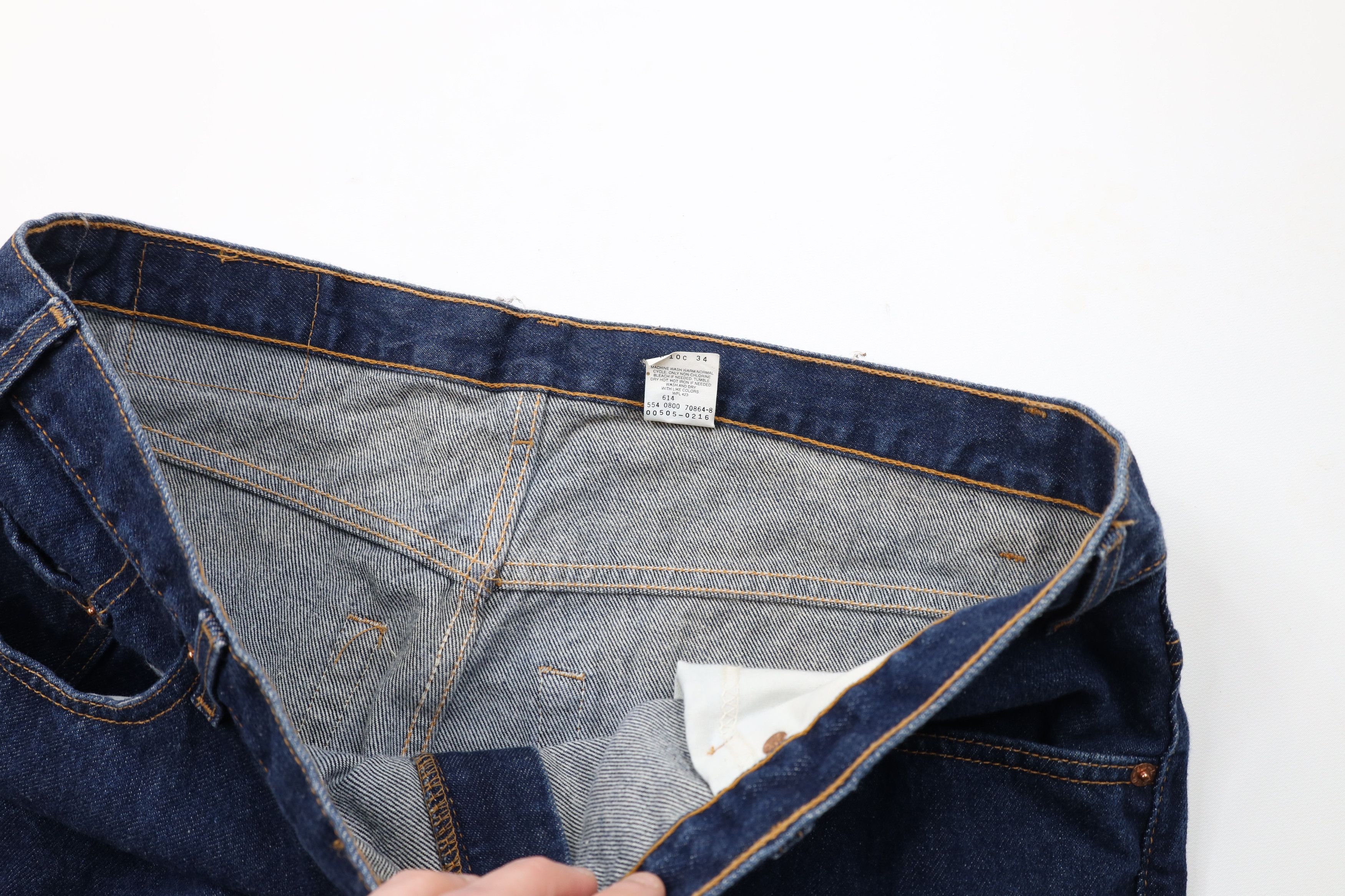 Levi's × Vintage Vintage Y2K 2000 Levis 505 Regular Fit Denim Jeans Blue USA Size US 42 / EU 58 - 8 Thumbnail
