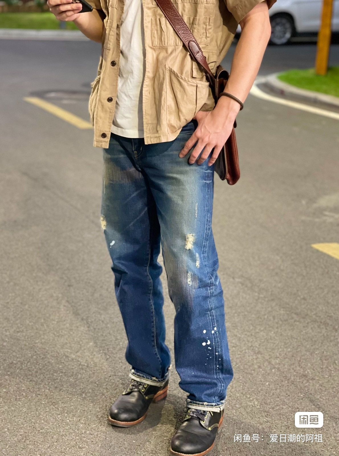 Visvim Visvim Fluxus D1 Damaged-1 Denim Size US 31 - 2 Thumbnail