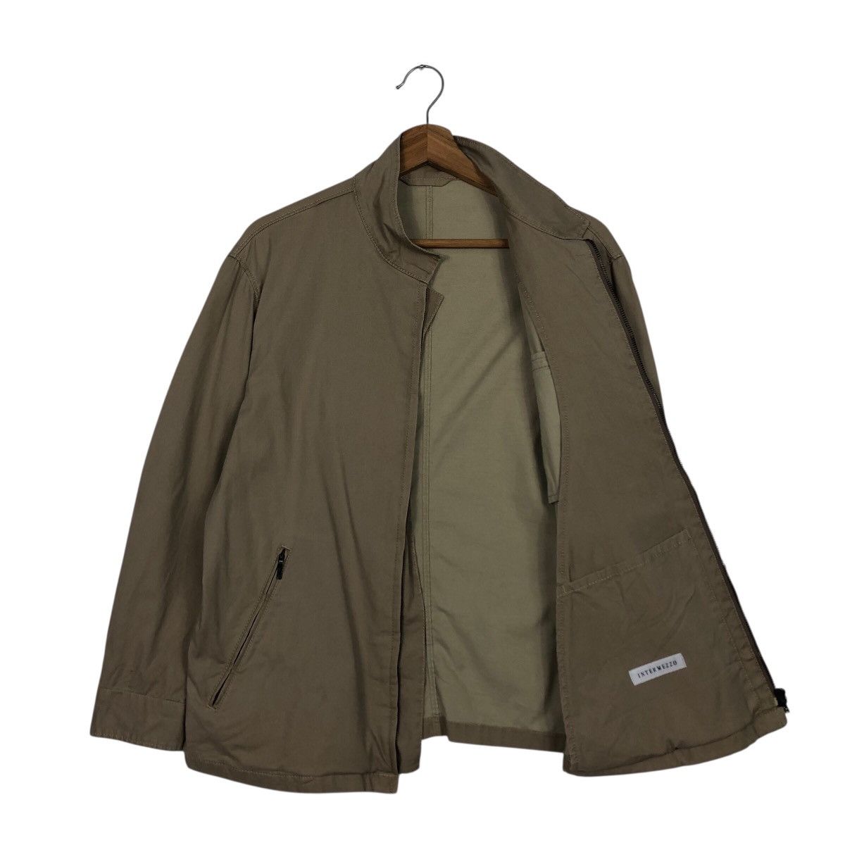 Issey Miyake 📌Vintage Bomber Jacket Duck Canvas Intermezzo Japan Size US M / EU 48-50 / 2 - 12 Thumbnail