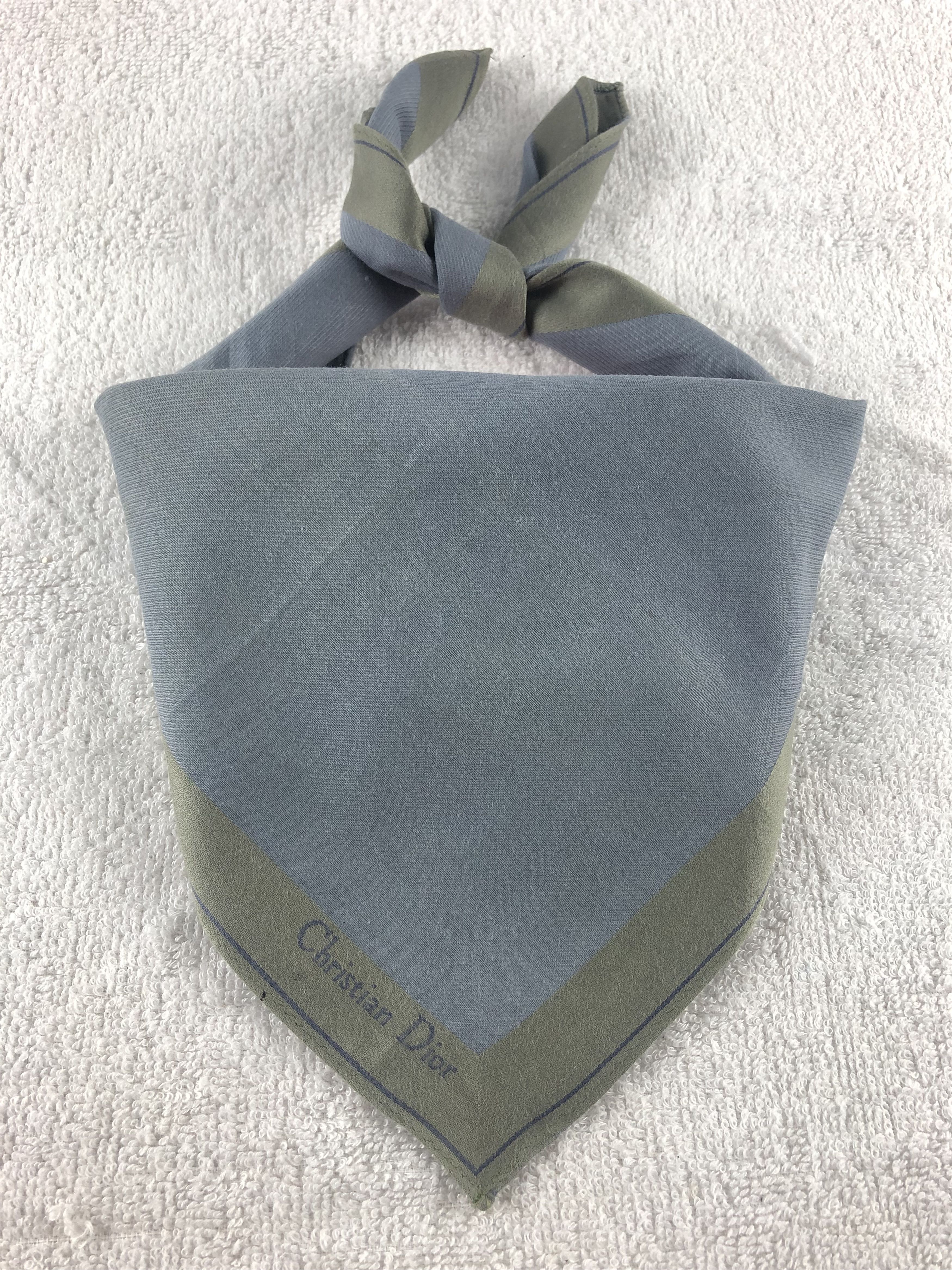Vintage Christian DIor Handkerchief / Bandana / Neckerchief Size ONE SIZE - 2 Thumbnail