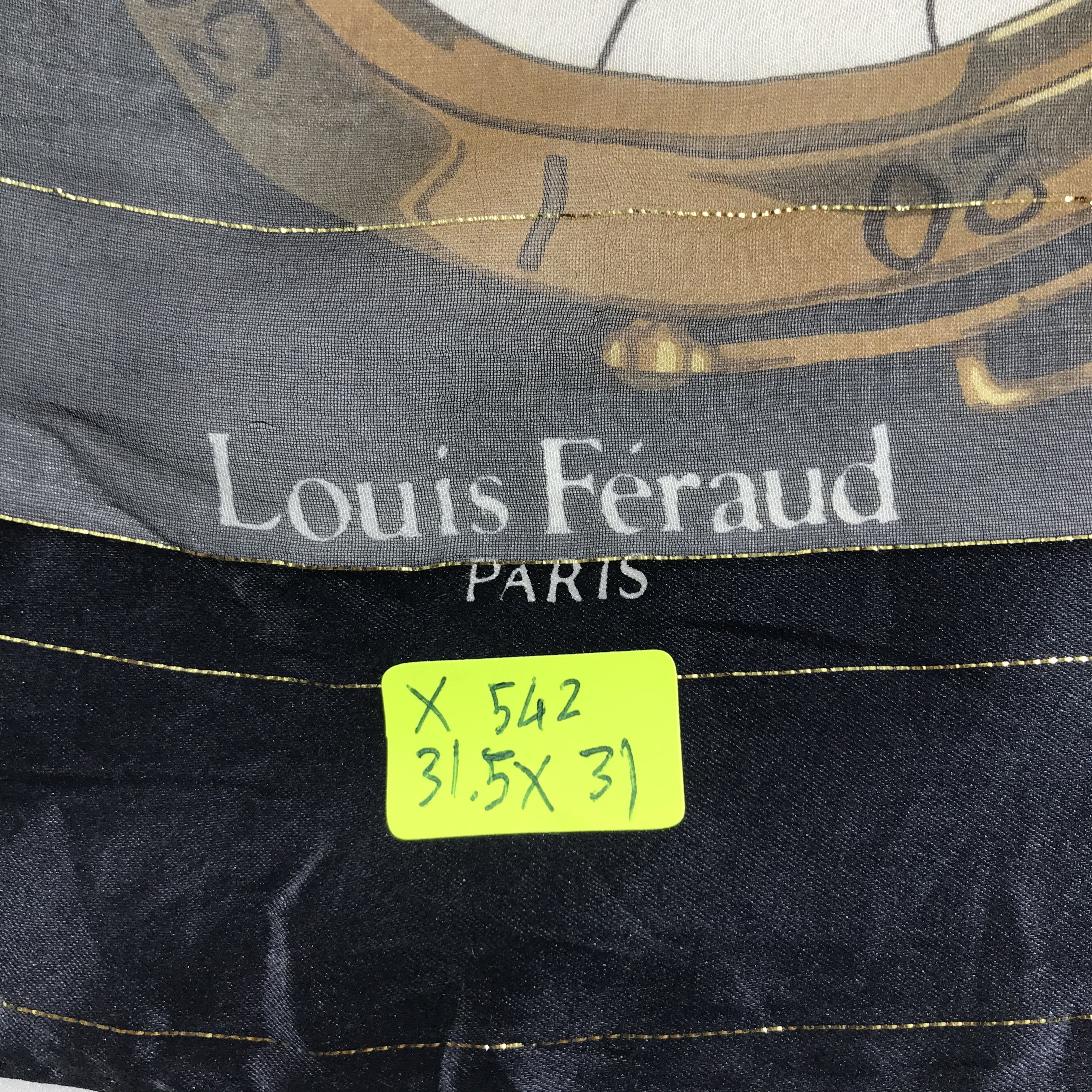 Louis Feraud × Vintage Vintage Louis Feraud Silk Scarf Size ONE SIZE - 6 Thumbnail