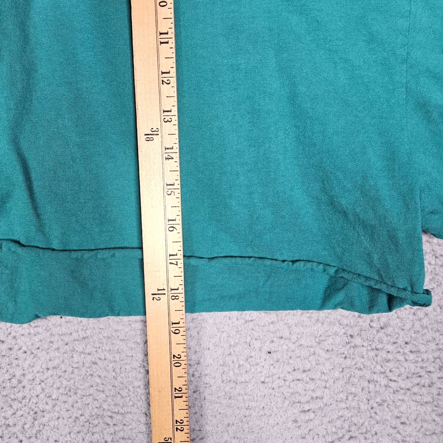 Vintage Vitality Balance Women's Green Cropped Top Short Sleeve Crew Neck XXL Regular Top Size XXL / US 16-18 / IT 52-54 - 5 Thumbnail