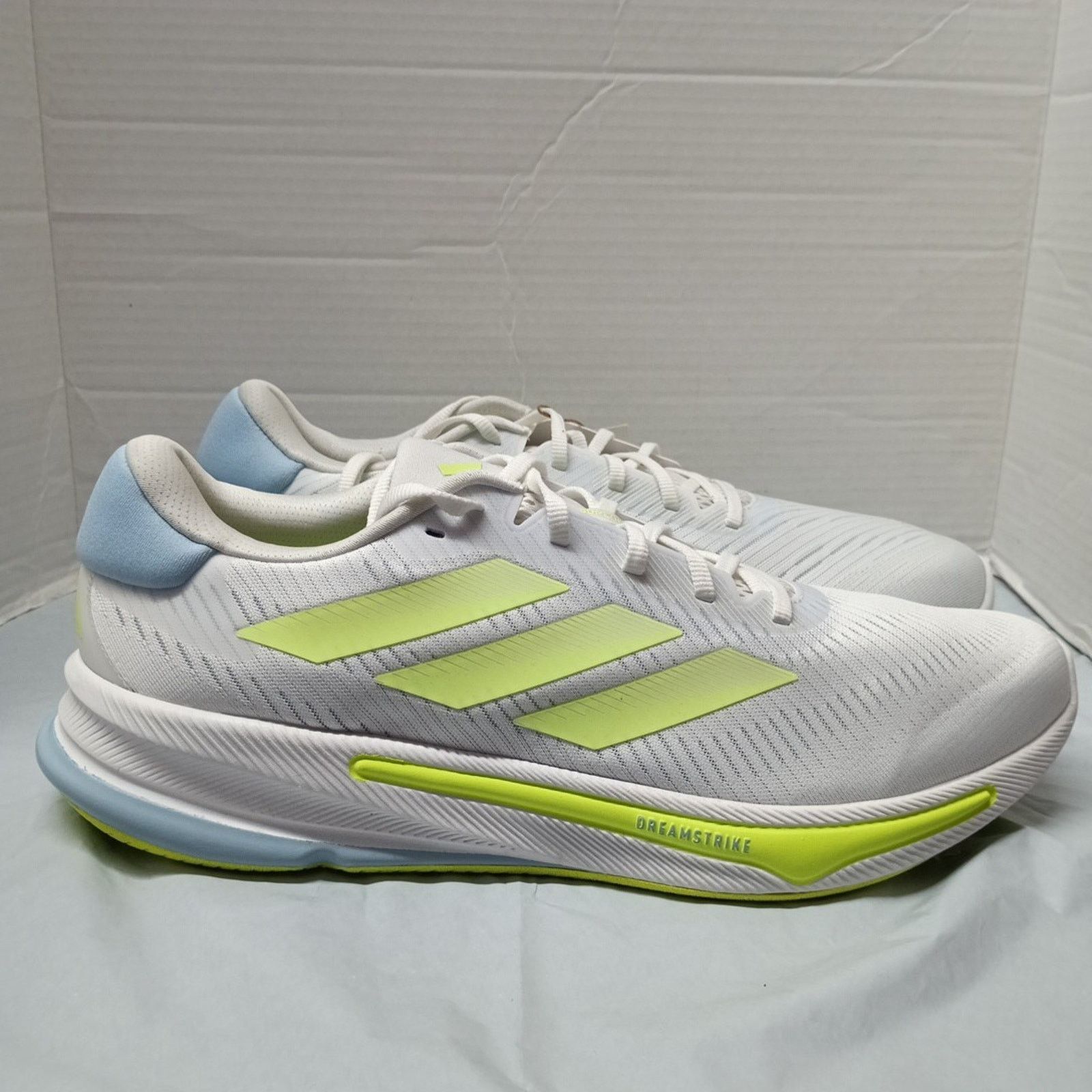 Adidas Adidas Supernova Ease White Yellow Running Shoes Men Size 13 Size US 13 / EU 46 - 1 Thumbnail