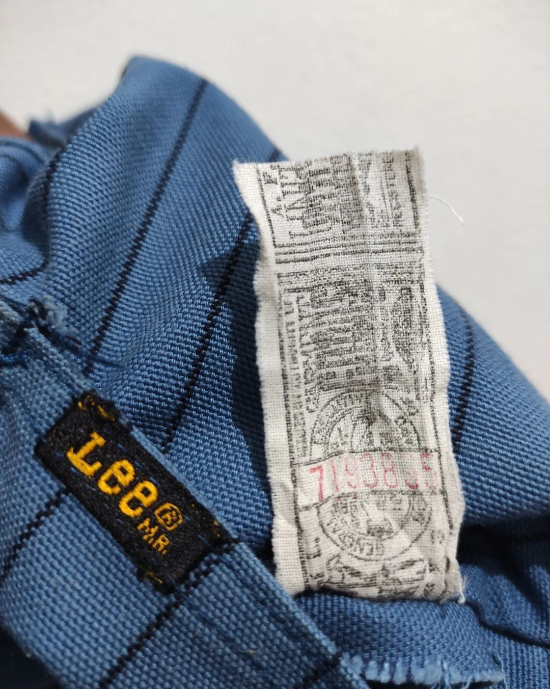 Lee Vintage 1960s Lee Striped Bell Bottom Flared Jeans Size US 29 - 5 Thumbnail