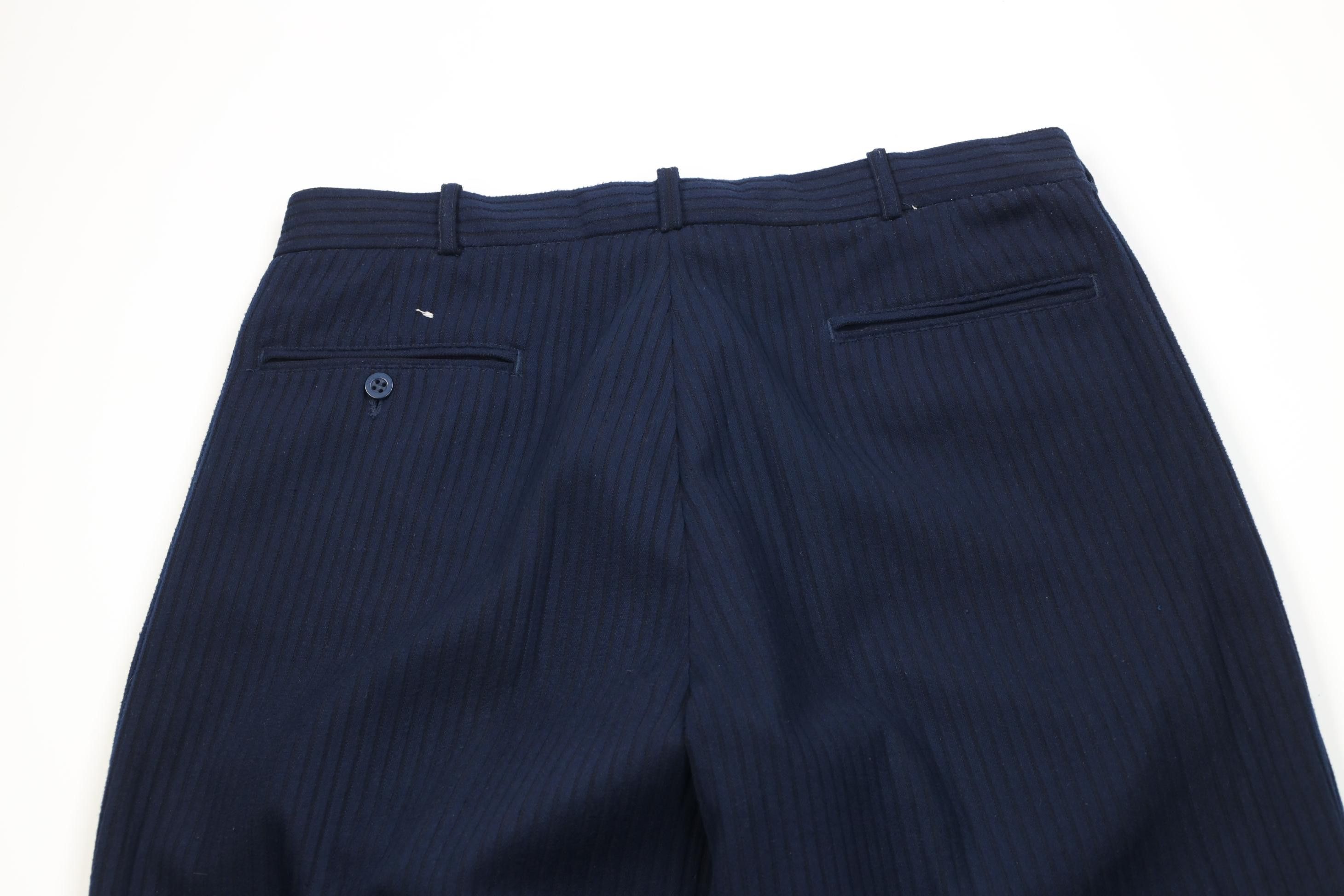 Vintage Vintage 90s Streetwear Fit Wide Leg Corduroy Pants Blue Size US 36 / EU 52 - 9 Thumbnail