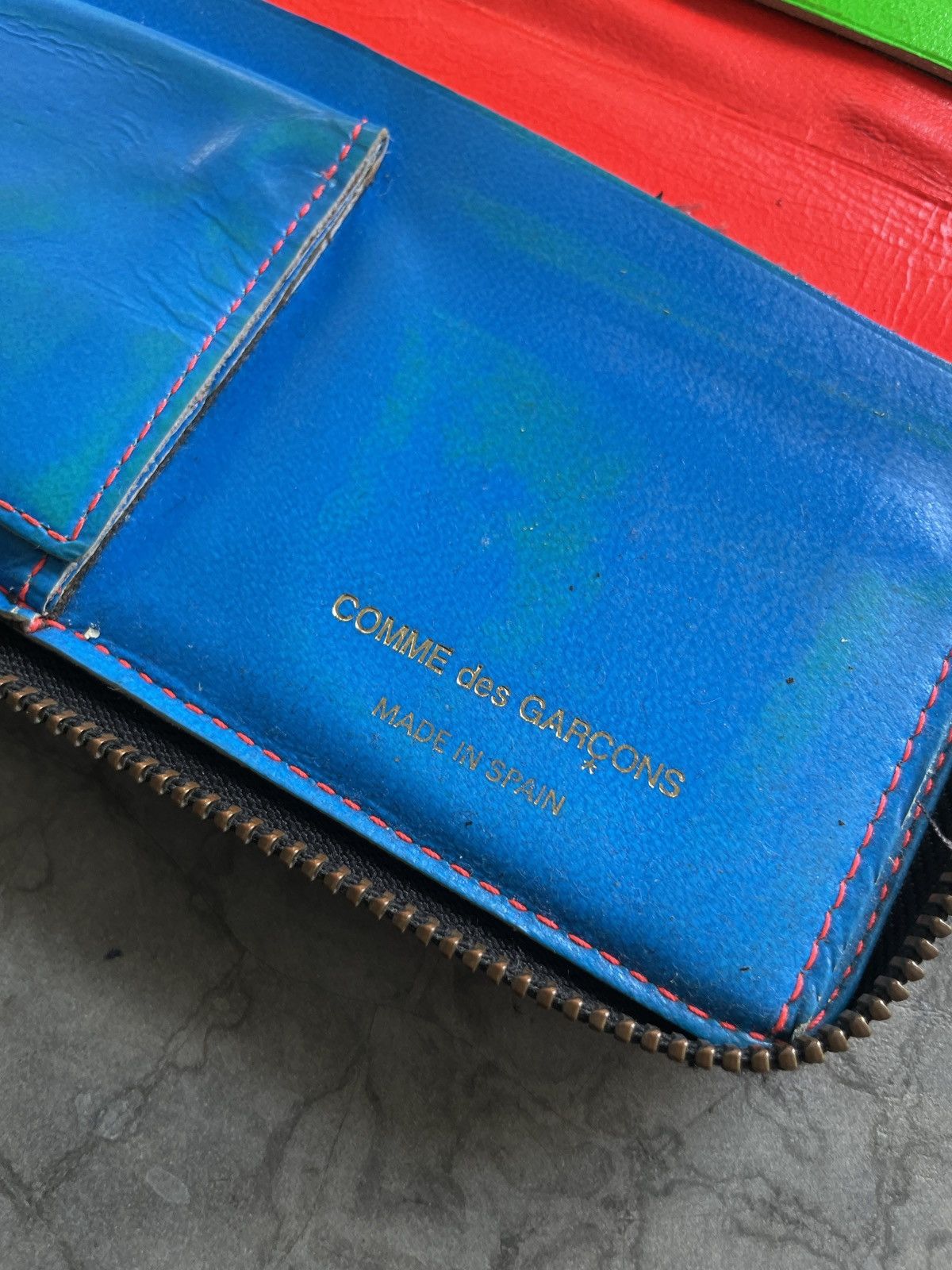 Comme des Garcons × Designer × Rei Kawakubo Multicolour Long Wallet COMME des GARCONS Made in Spain Size ONE SIZE - 5 Thumbnail