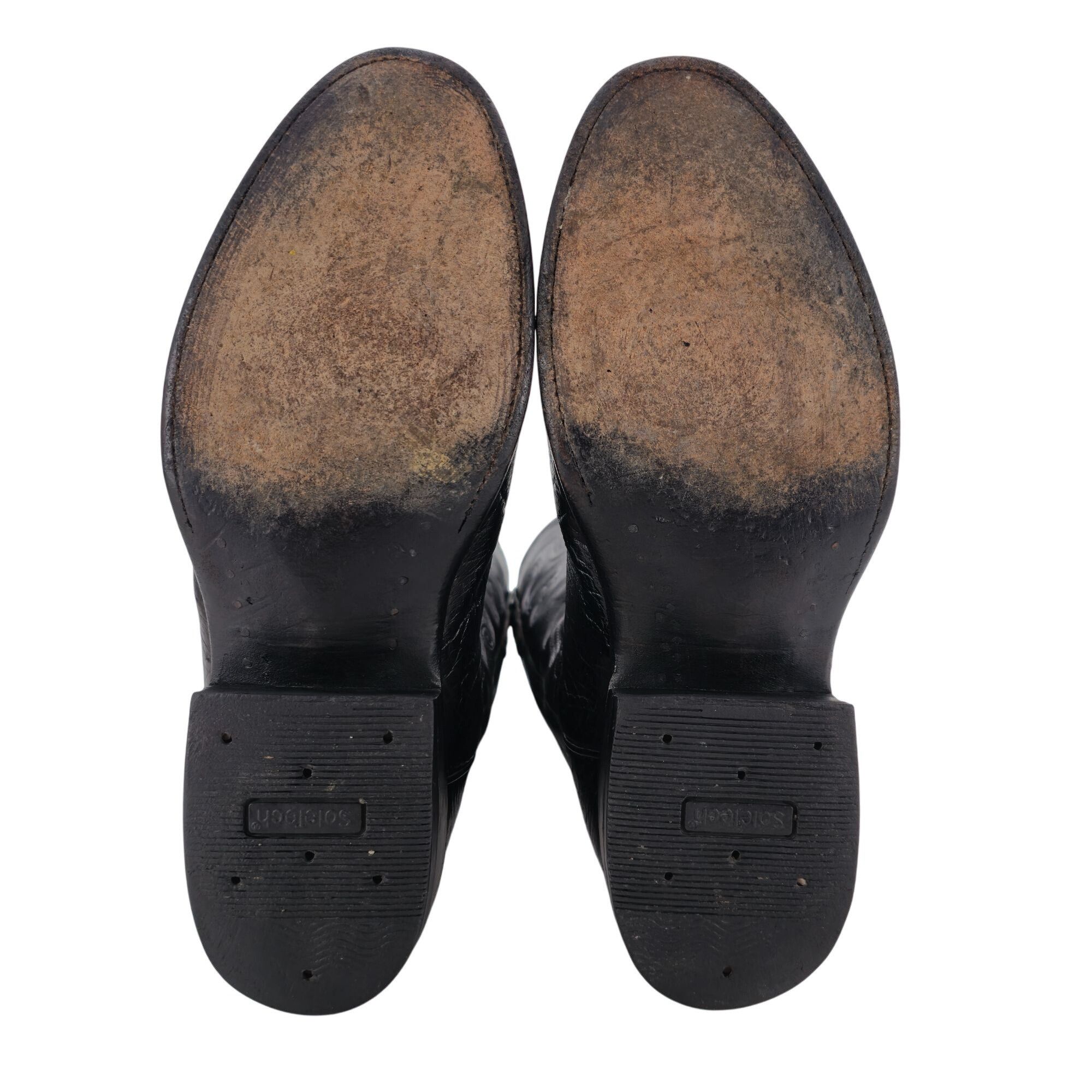 Other Luskey's Ryon's Mens size 9.5D Black Ostrich Exotic Leather Size US 9.5 / EU 42-43 - 6 Thumbnail