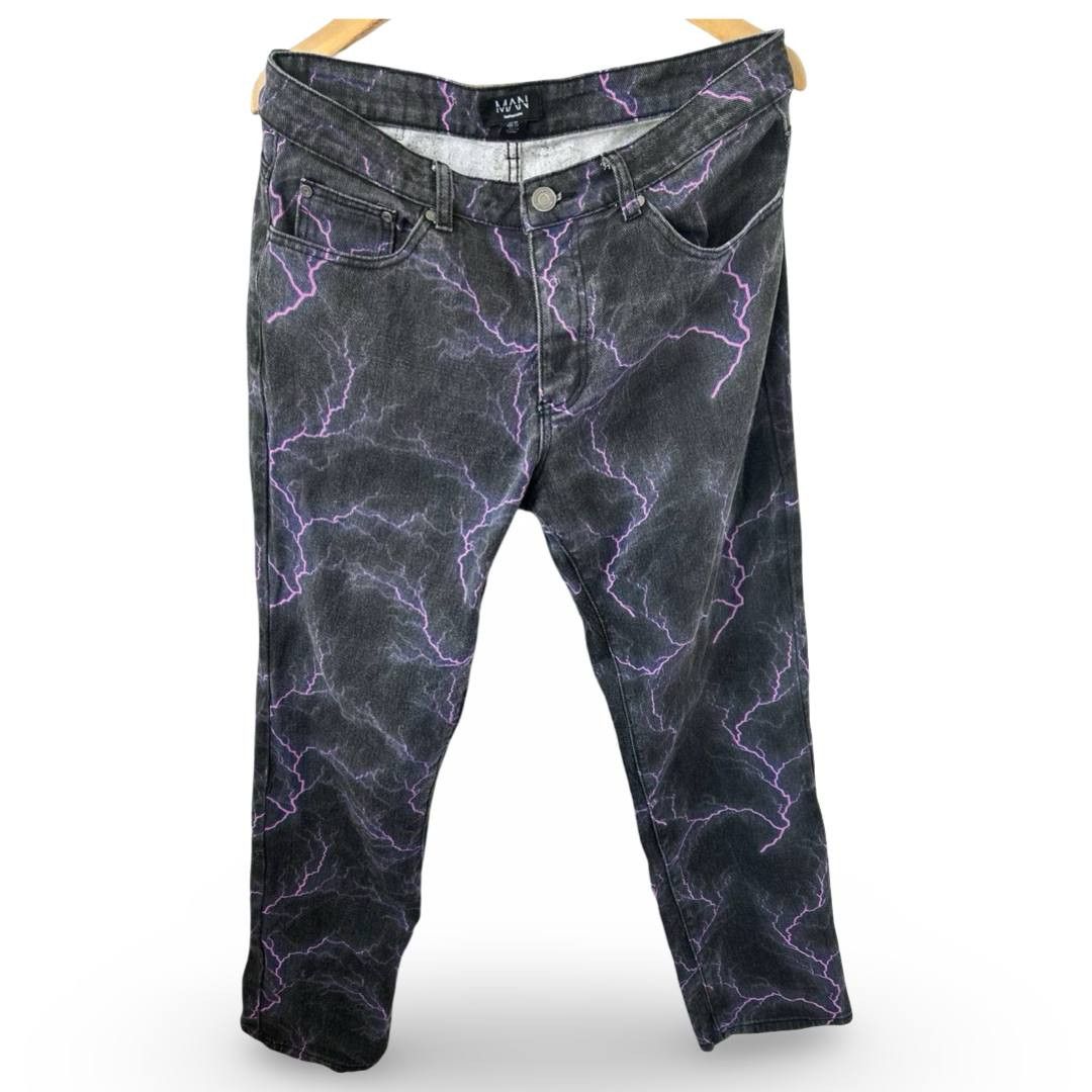 Boohoo Bohoo lightning print #417 Size US 32 / EU 48 - 1 Thumbnail