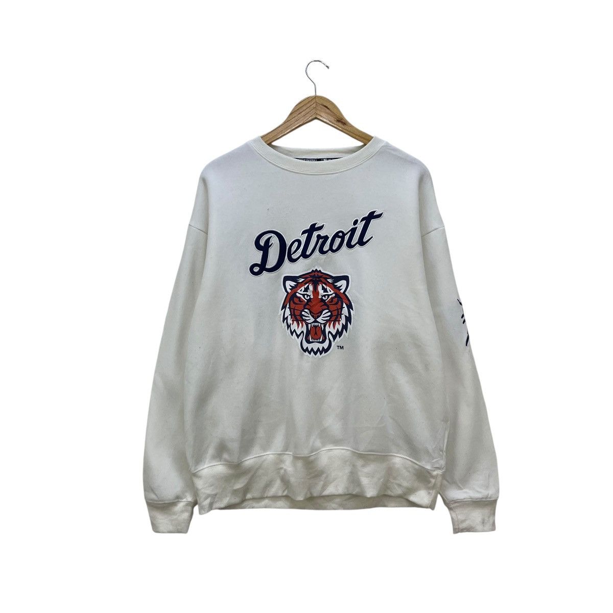MLB 💥Mlb Detroit Tiger Major League Baseball Crewneck Sweatshirt Size US M / EU 48-50 / 2 - 1 Thumbnail