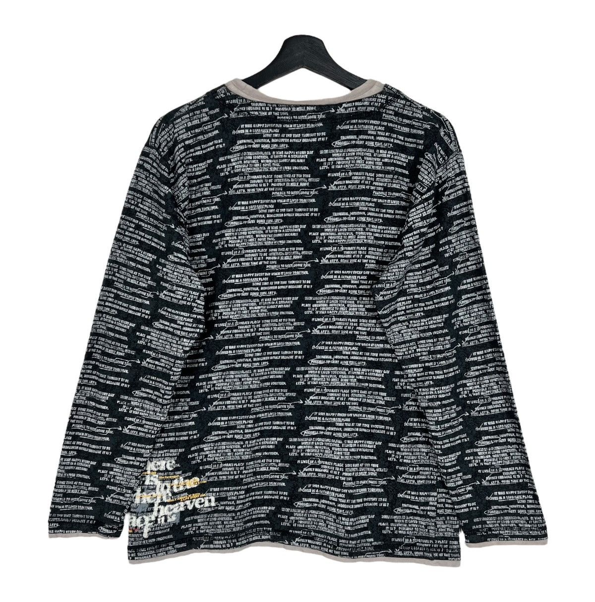Japanese Brand × Vintage Y2k Distressed Vintage Oblo Noted Punk Layer Long Sleeve tee Size US M / EU 48-50 / 2 - 2 Thumbnail