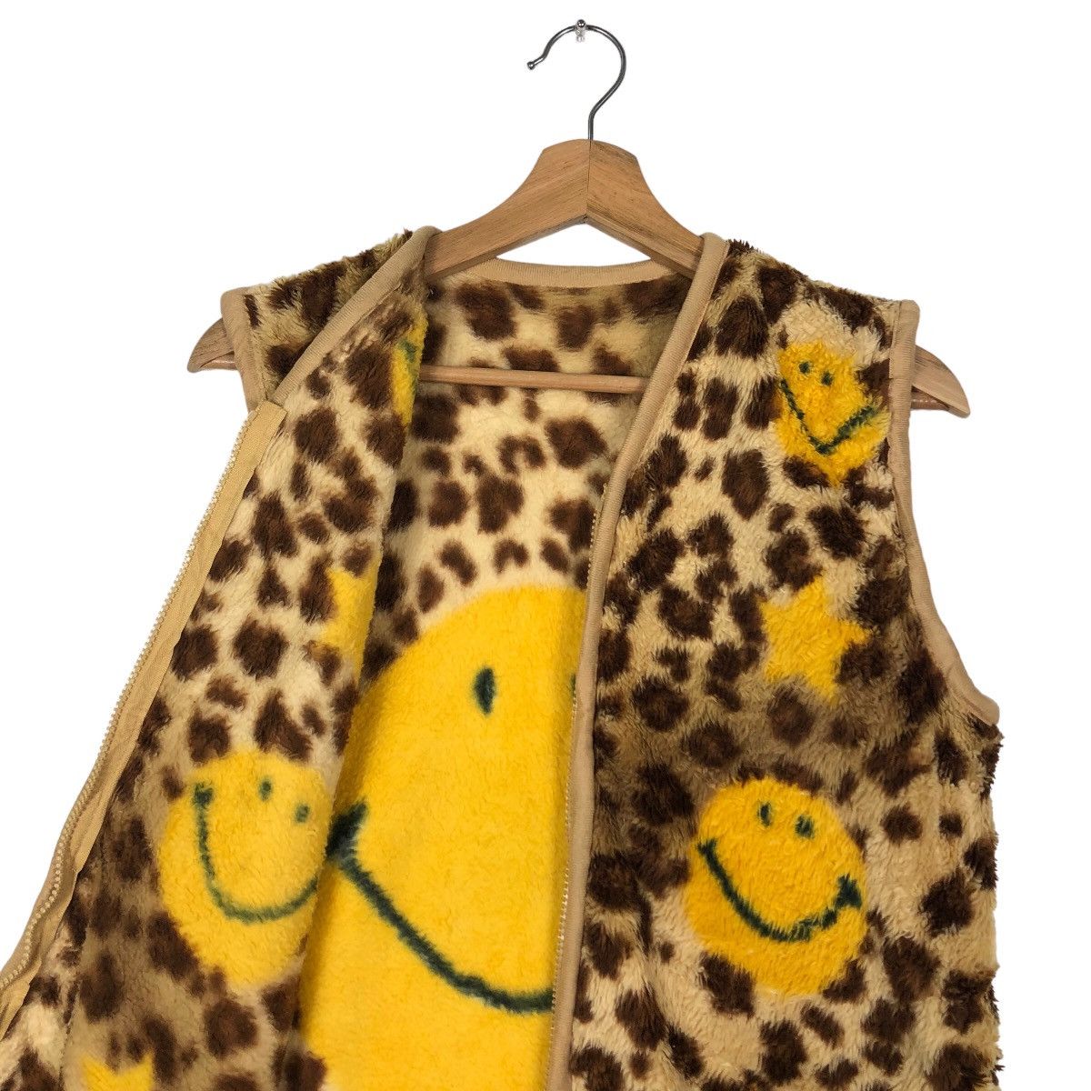 Japanese Brand 🔥Kapital Smiley Design Big Logo Fleece Vest Japan Made Size US M / EU 48-50 / 2 - 10 Thumbnail