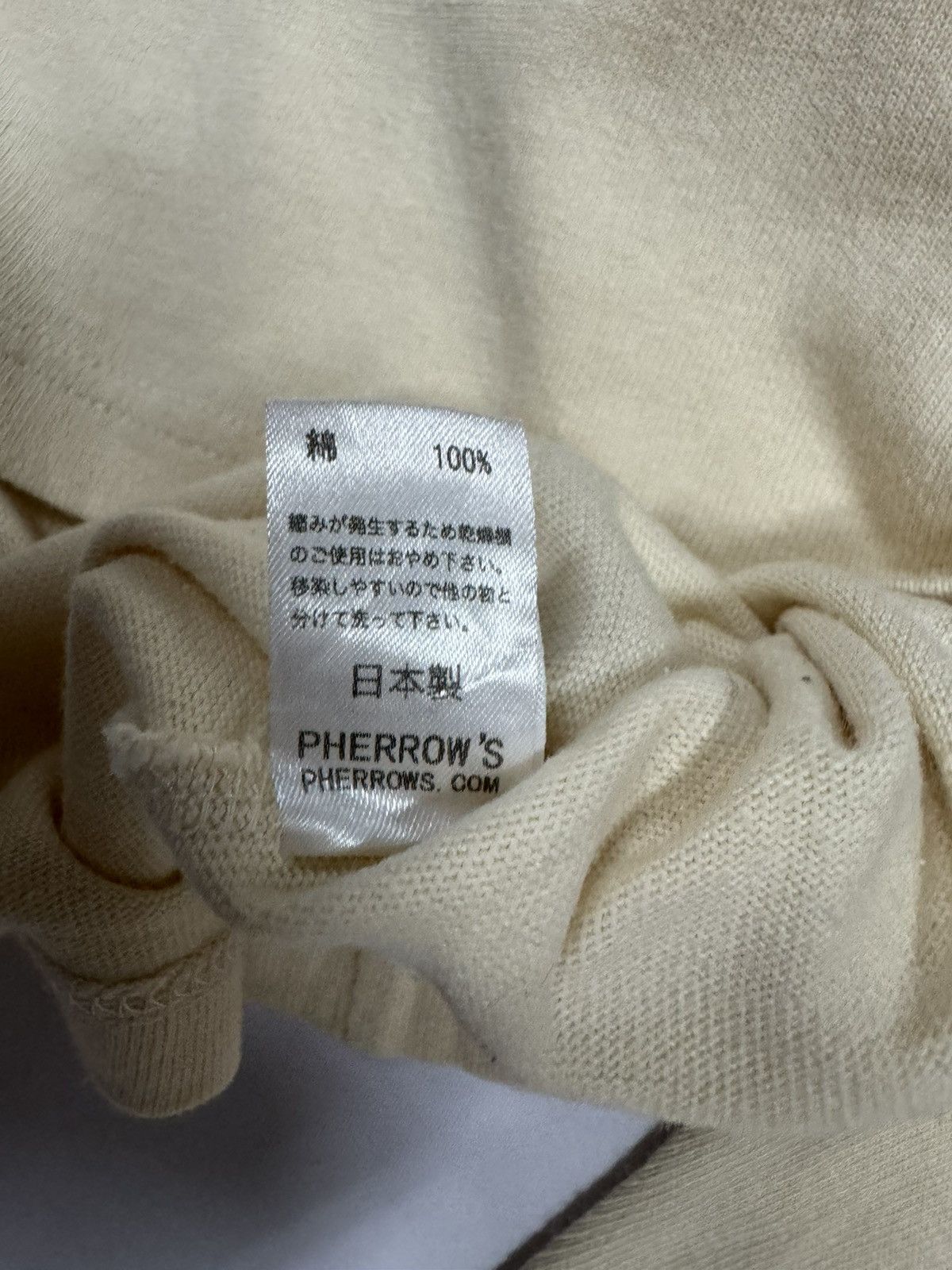 Japanese Brand × Pherrow's Pherrow's Emmons Printron T [Off-White]A longsleeved T-shirt Size US M / EU 48-50 / 2 - 12 Thumbnail