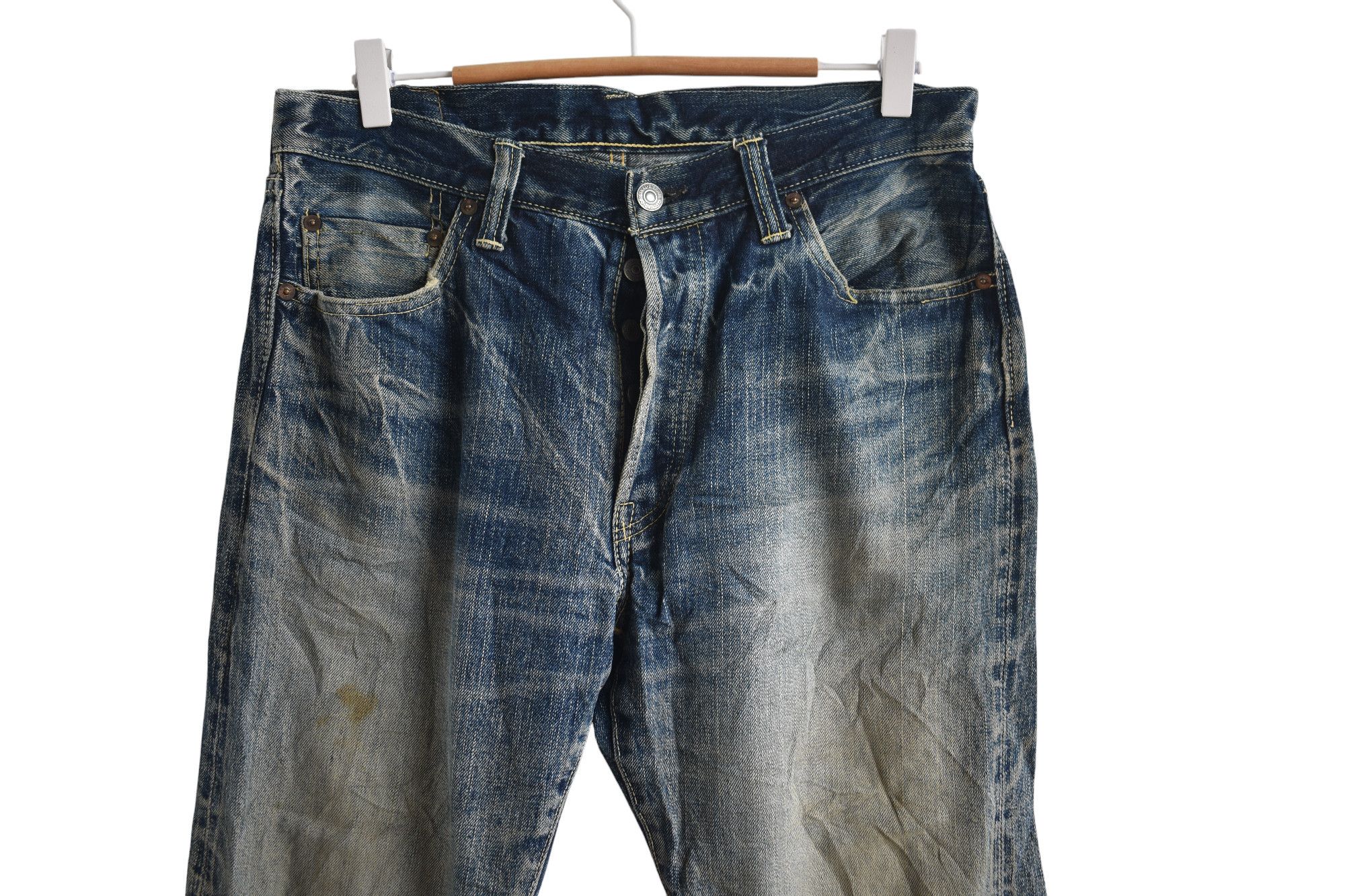 Eternal × Japan Blue × Japanese Brand Vintage Eternal Japanese Denim Selvadge W31 Size US 31 - 2 Thumbnail