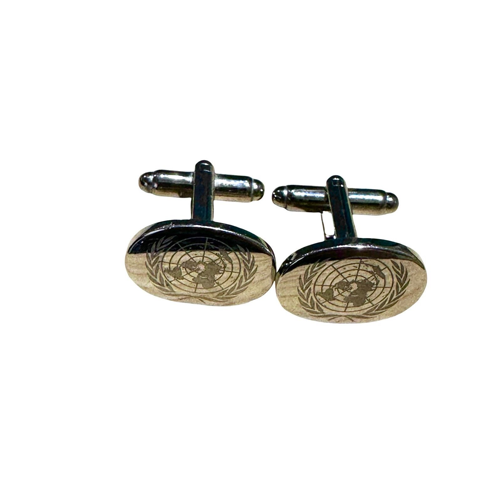 Vintage Vintage United Nations Silver Cuff Links Size ONE SIZE - 3 Thumbnail