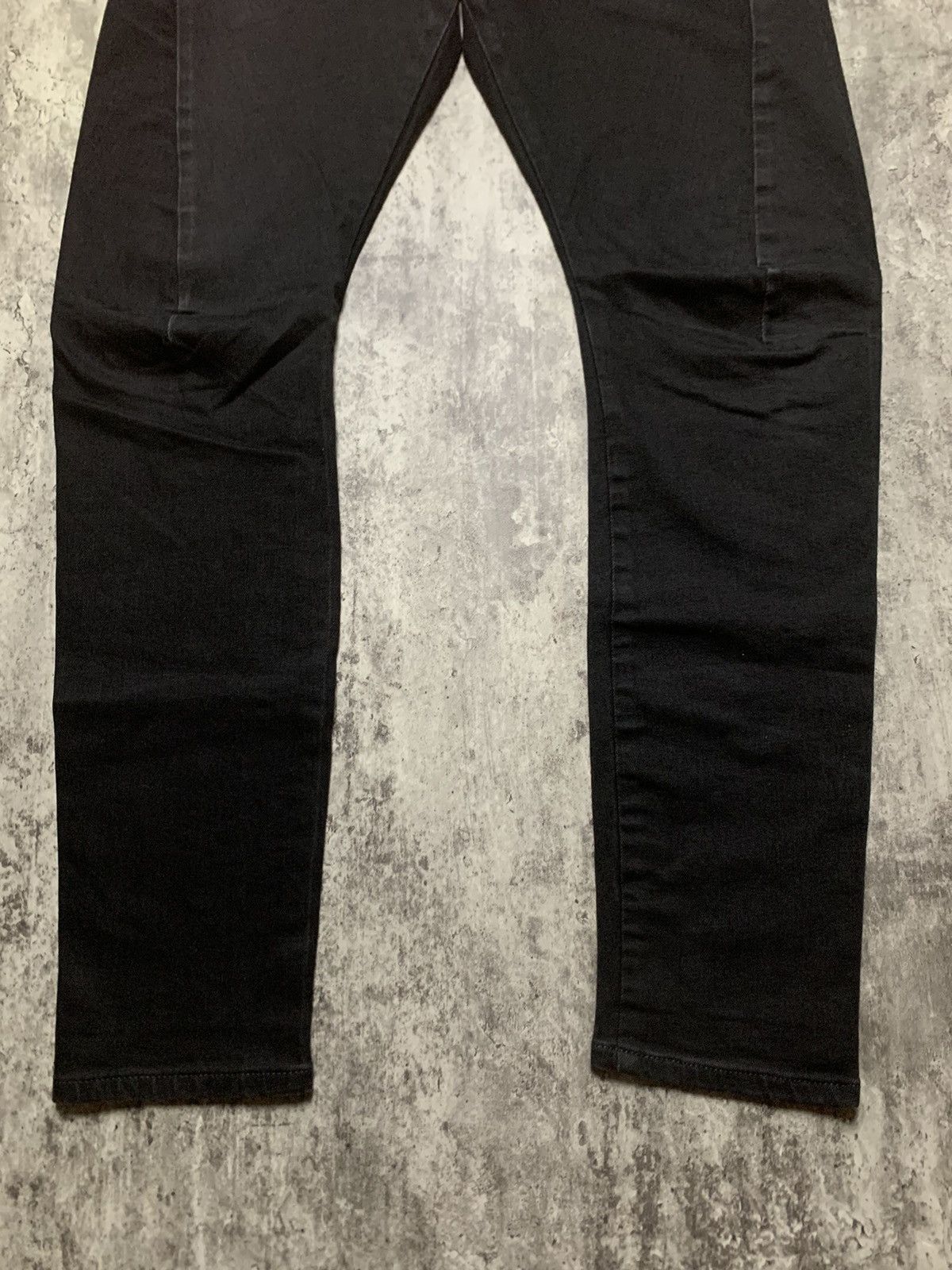 Edwin Edwin E Function Banana Cut Black Slim Jeans Vkei Style Size US 32 / EU 48 - 8 Thumbnail