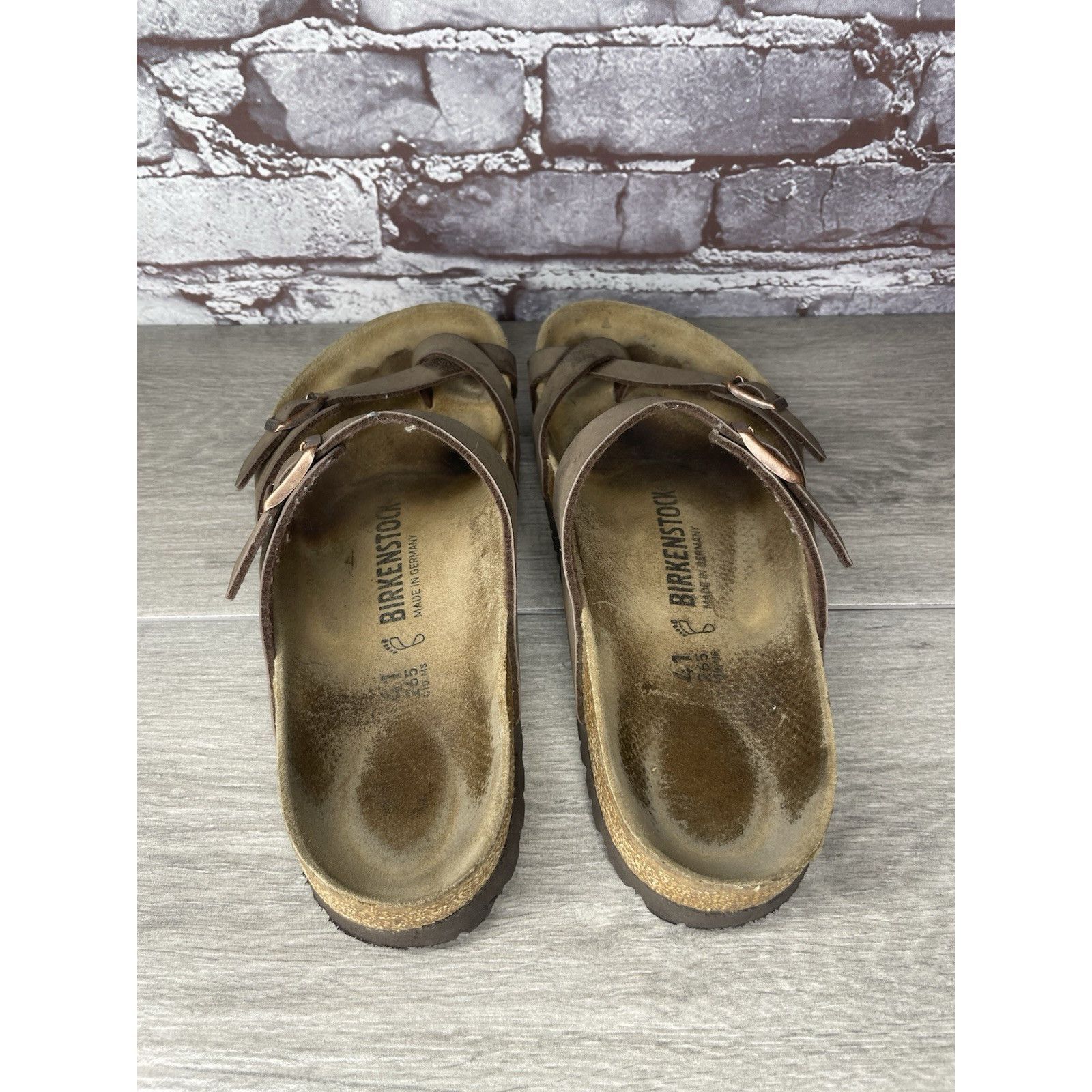 Birkenstock Birkenstock Mayari Mocha Brown Leather Strap Sandals Women’s Size US 10 / IT 40 - 16 Thumbnail