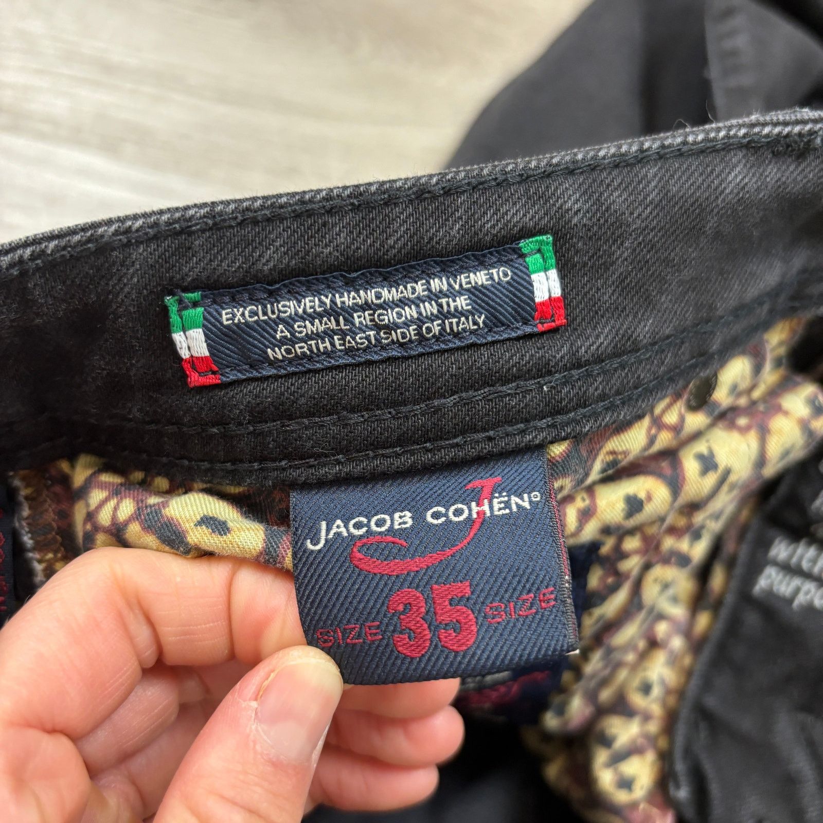 Jacob Cohen Jacob Cohen J620 Handmade Tailored Black Jeans Men's 36x31 Size US 36 / EU 52 - 12 Thumbnail