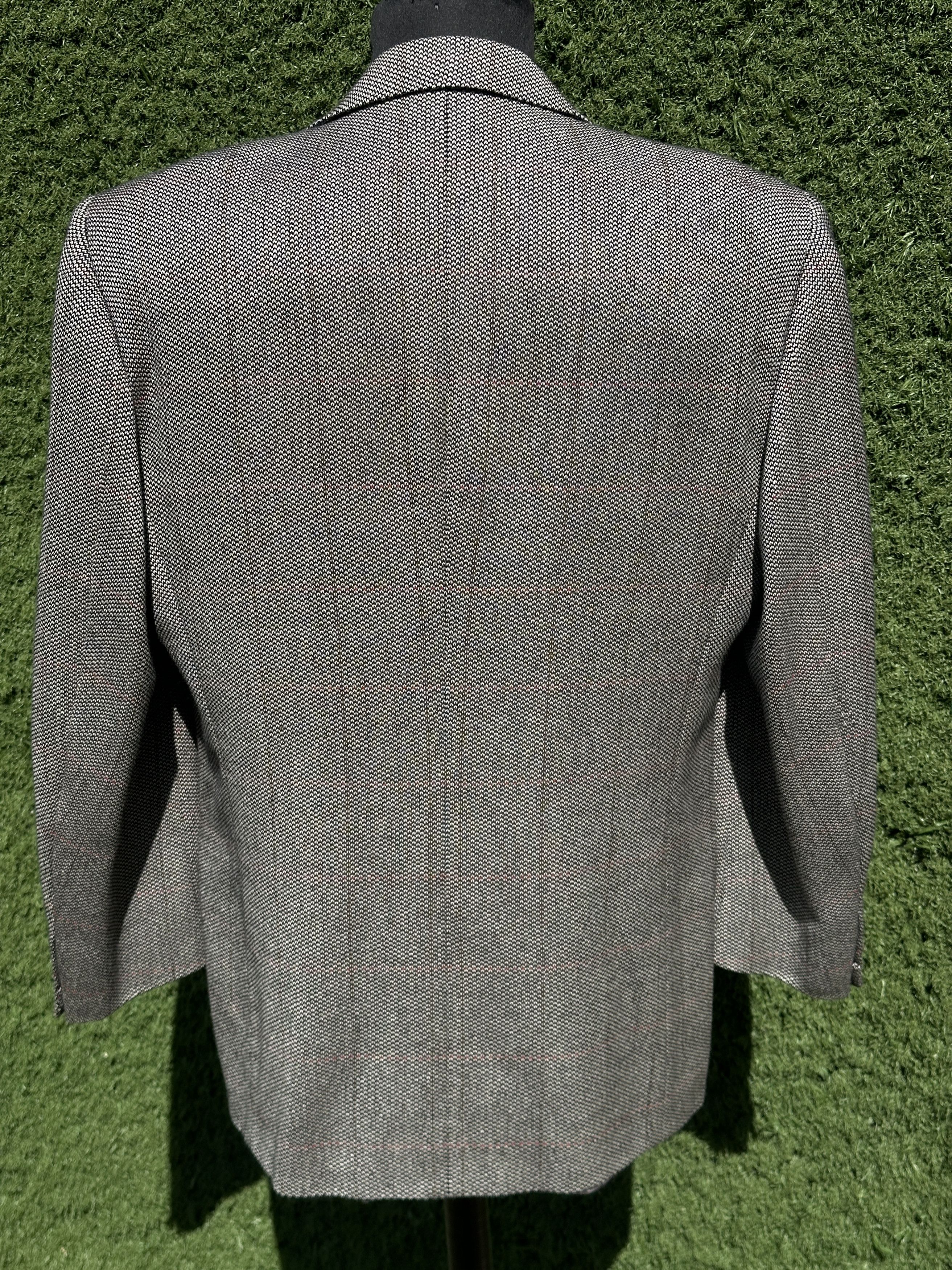 Burberry Burberrys Wool Cashmere Houndstooth Blazer Size 56 R Size 54R - 14 Thumbnail