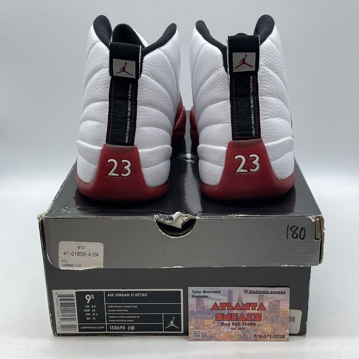 Jordan Brand Air Jordan 12 cherry Size US 9.5 / EU 42-43 - 3 Thumbnail
